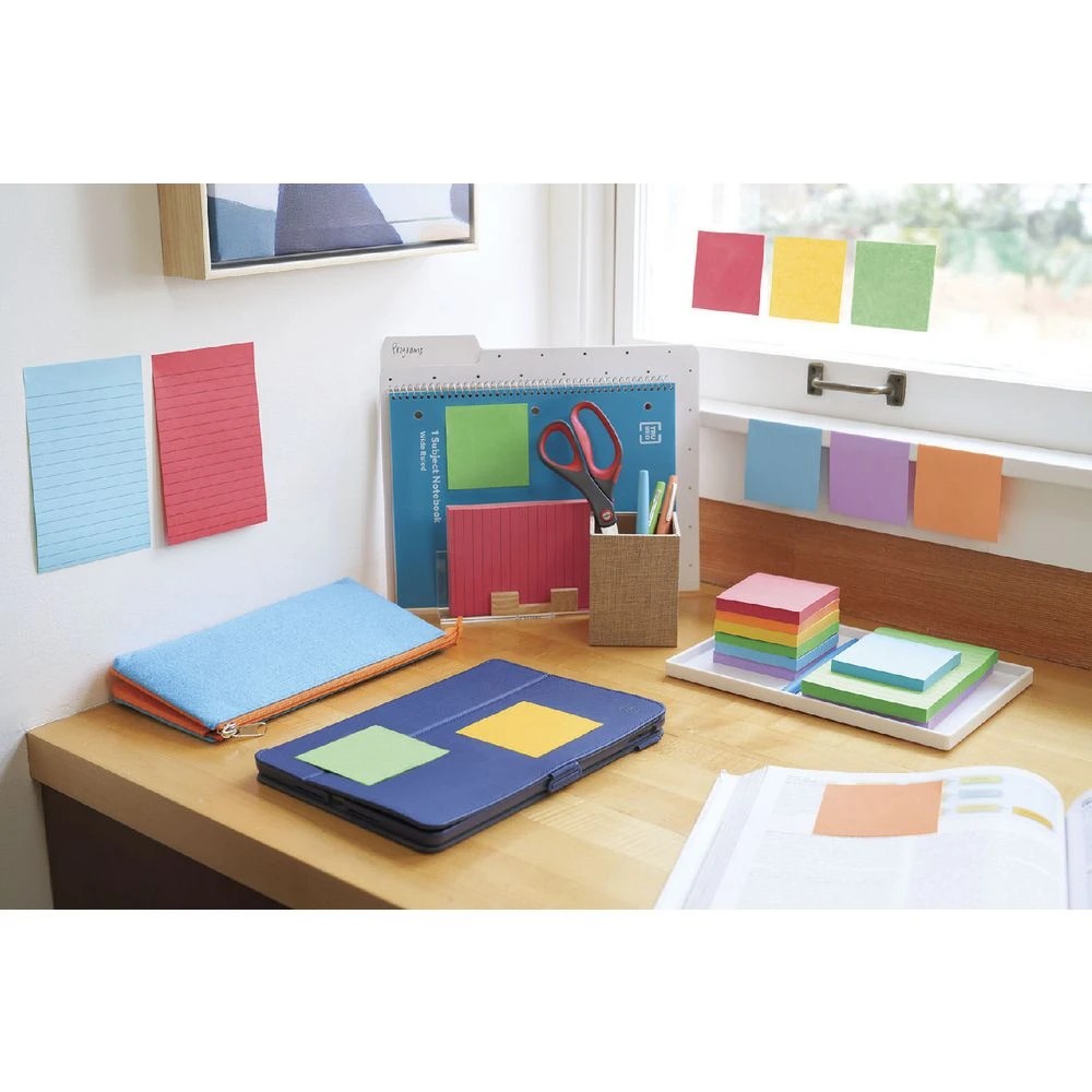 7 Post-it Super Sticky Notes 101x101mm Playful Primaries 6 Pack, 7 of 10