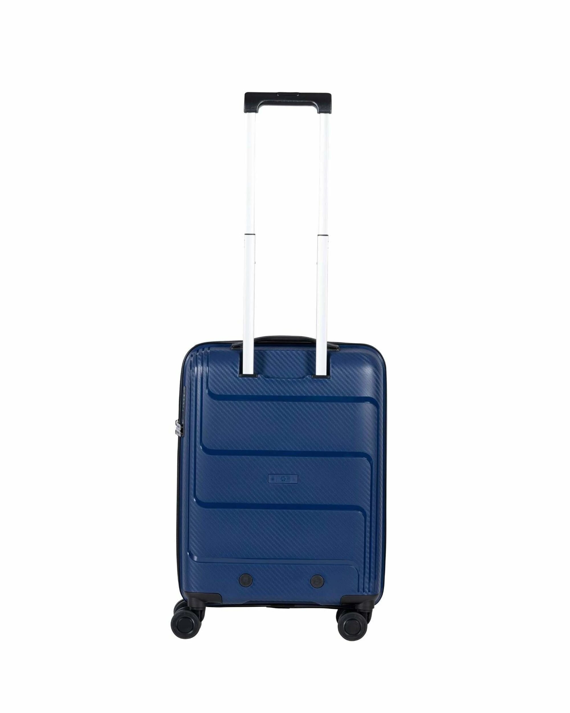 4 Delphin Verona Hardside Carry-On Spinner Suitcase - 55cm - Blue, 4 of 5