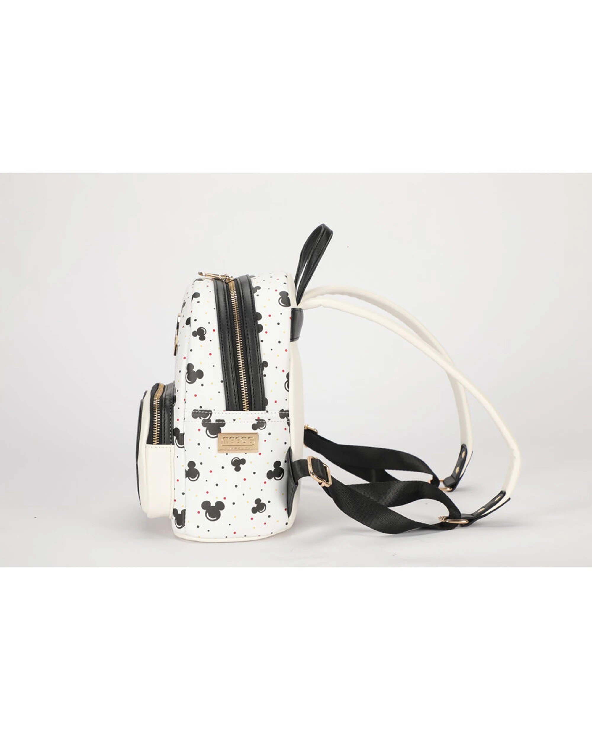 2 Disney Mickey Deluxe Pu Leather Backpack 25X29Cm - Multi, 2 of 7