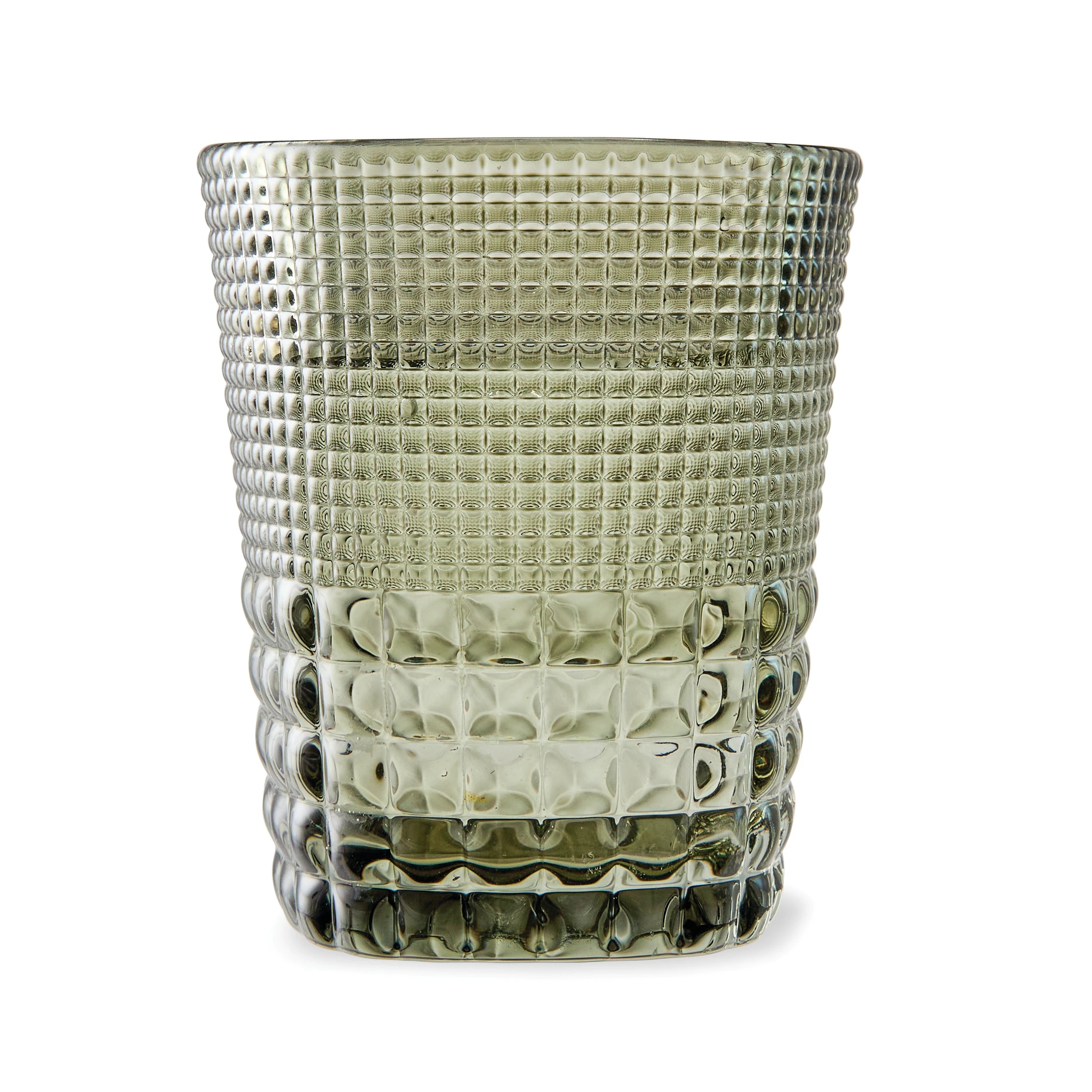 3 6 Green Beaded Tumbler Glasses, 3 of 6