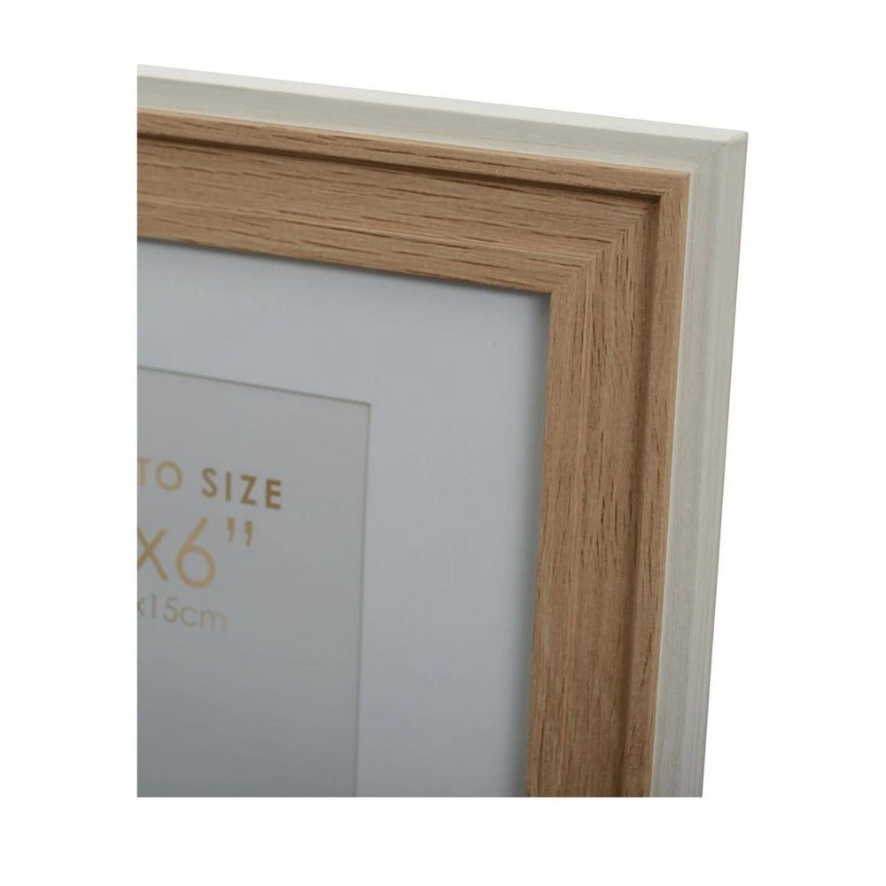 2 Bromley 8x12" or Double 6x4" Frame Oak and White, 2 of 4