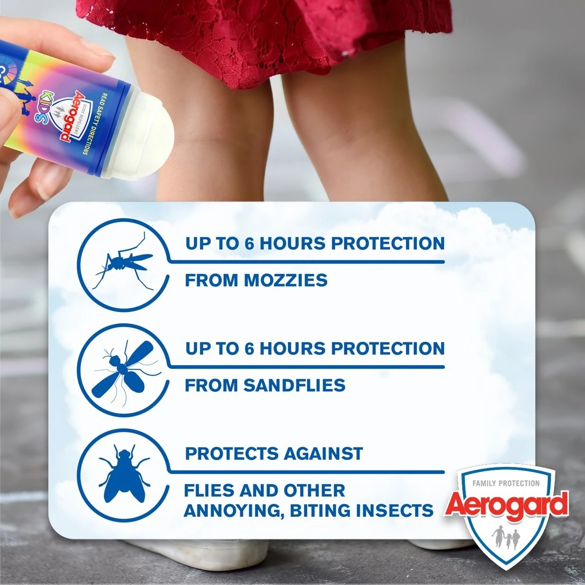 3 Aerogard Kids Insect Repellent Roll-On 50ml, 3 of 9