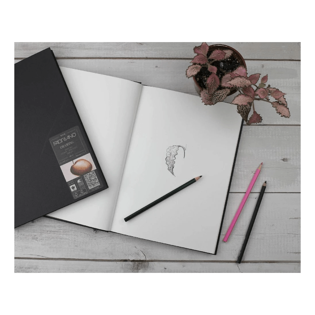 2 Fabriano A4 Hard Cover Drawing Journal 160gsm 60 Sheets, 2 of 2