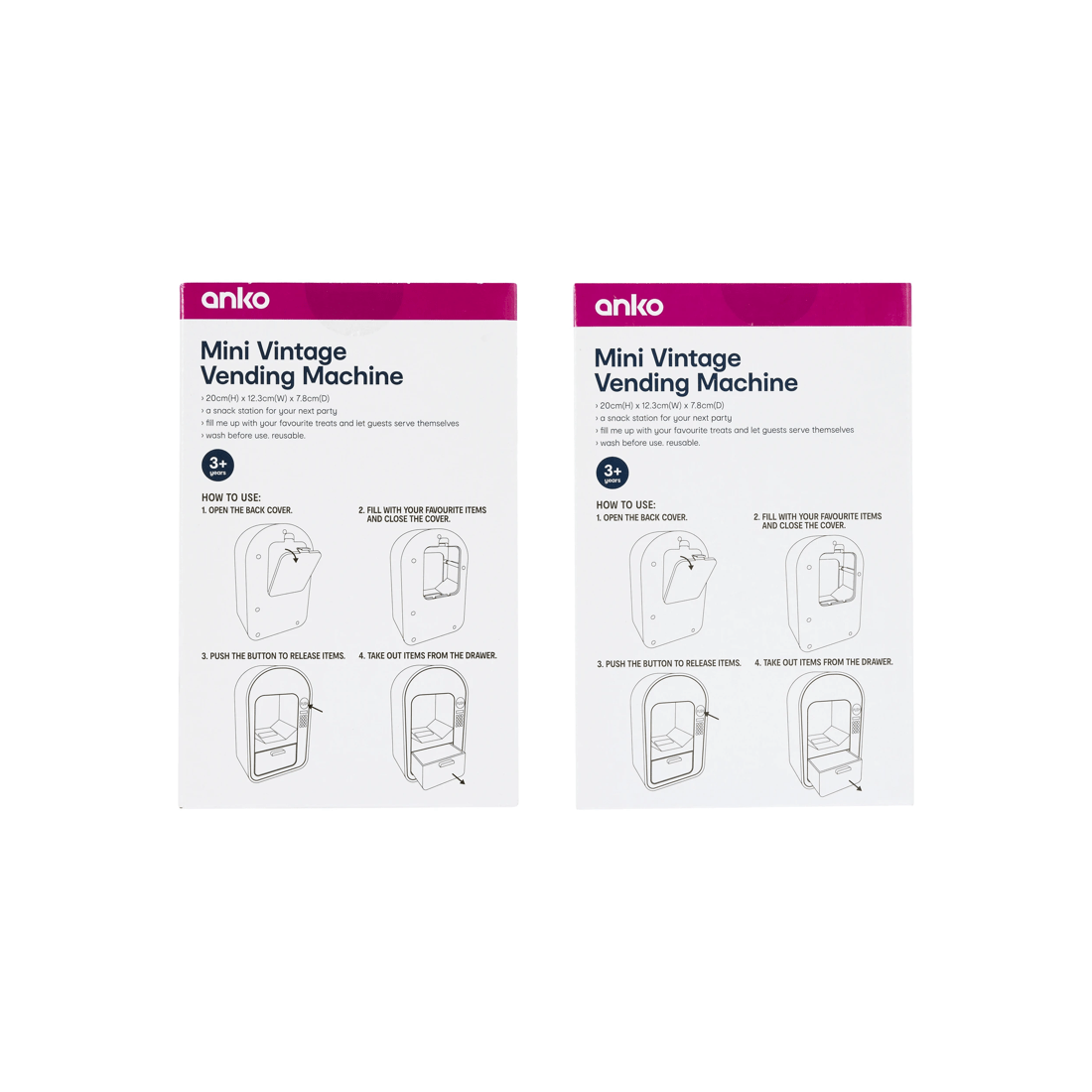 10 Mini Vintage Vending Machine - Assorted, 10 of 10