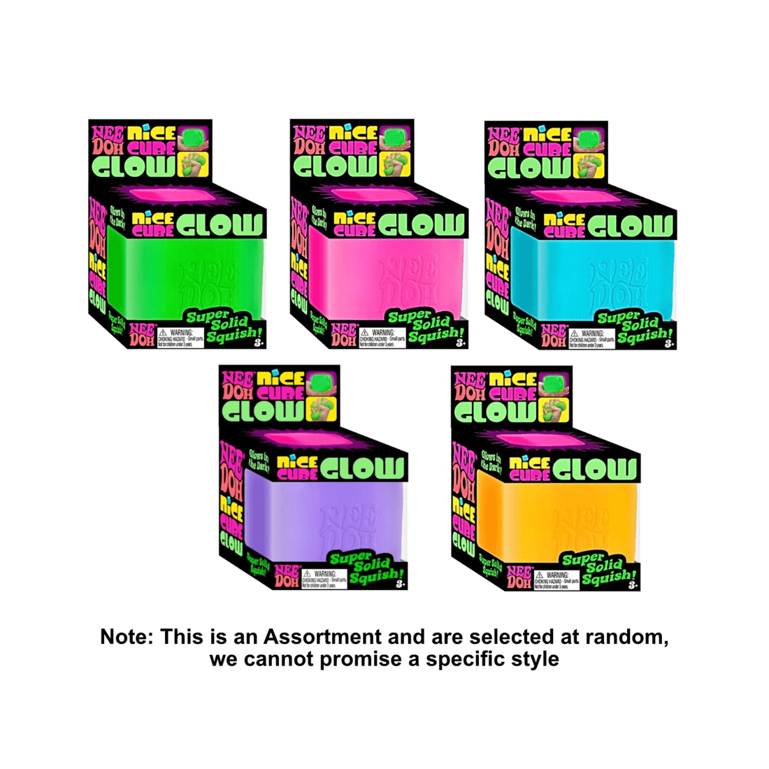 2 Schylling NeeDoh Nice Cube Glow Assortment, 2 of 2