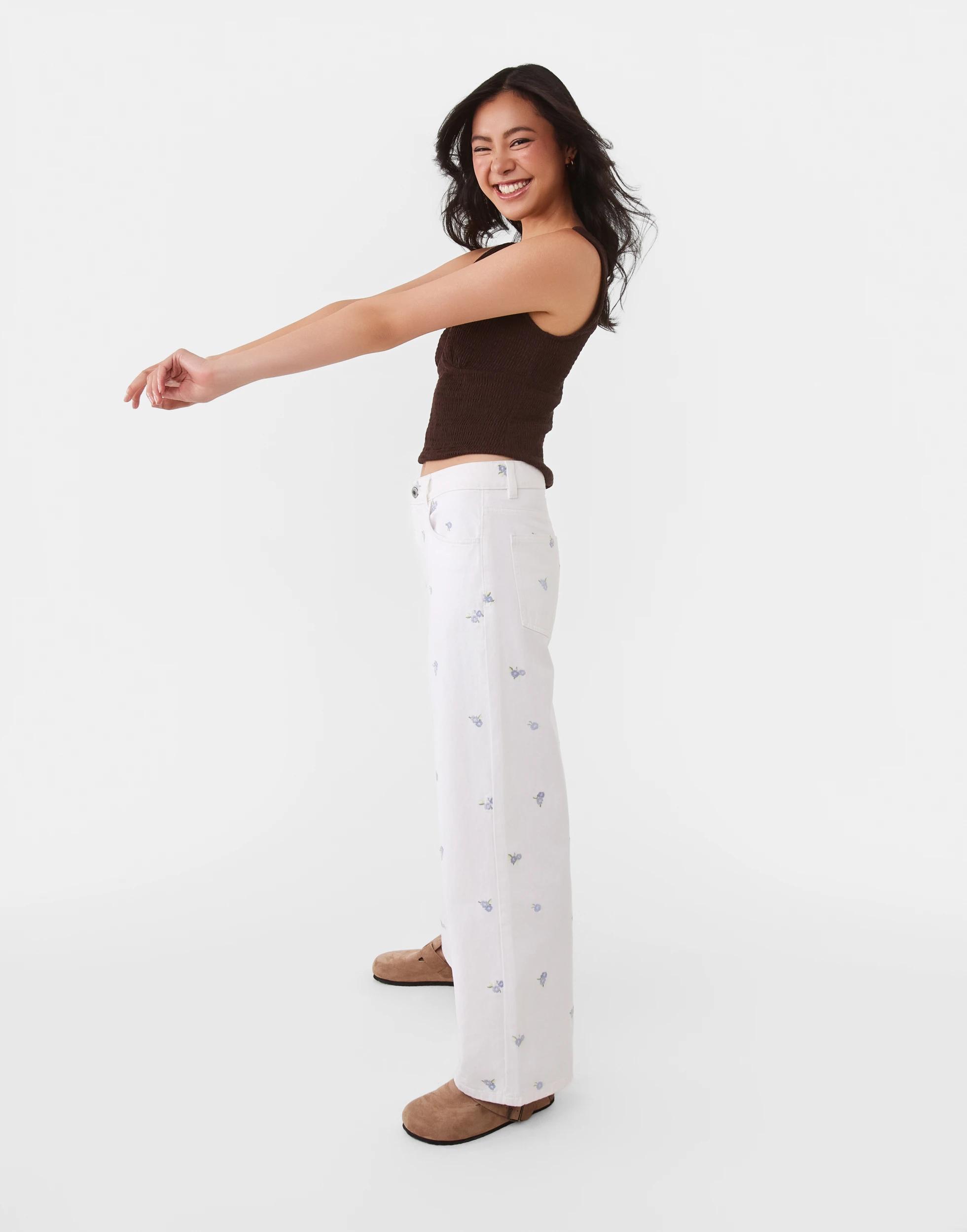 3 Embroidered Jeans Ditsy Emb, 3 of 9
