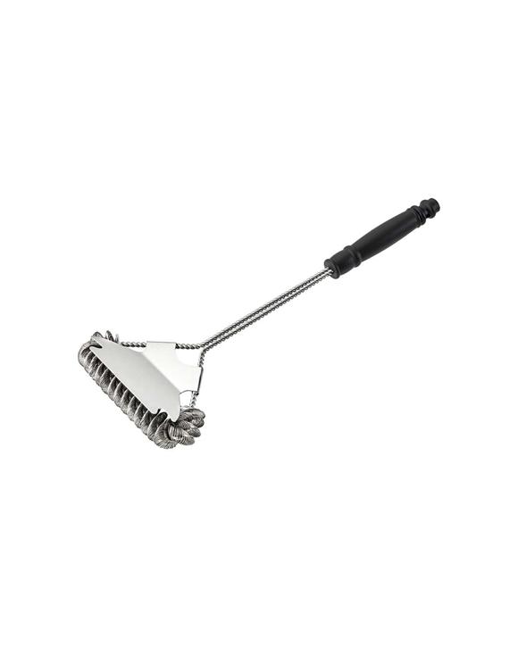 Wiltshire Bar-B Stainless Steel Coil Barbeque Tough Cleaning Scraper Brush - Metallic