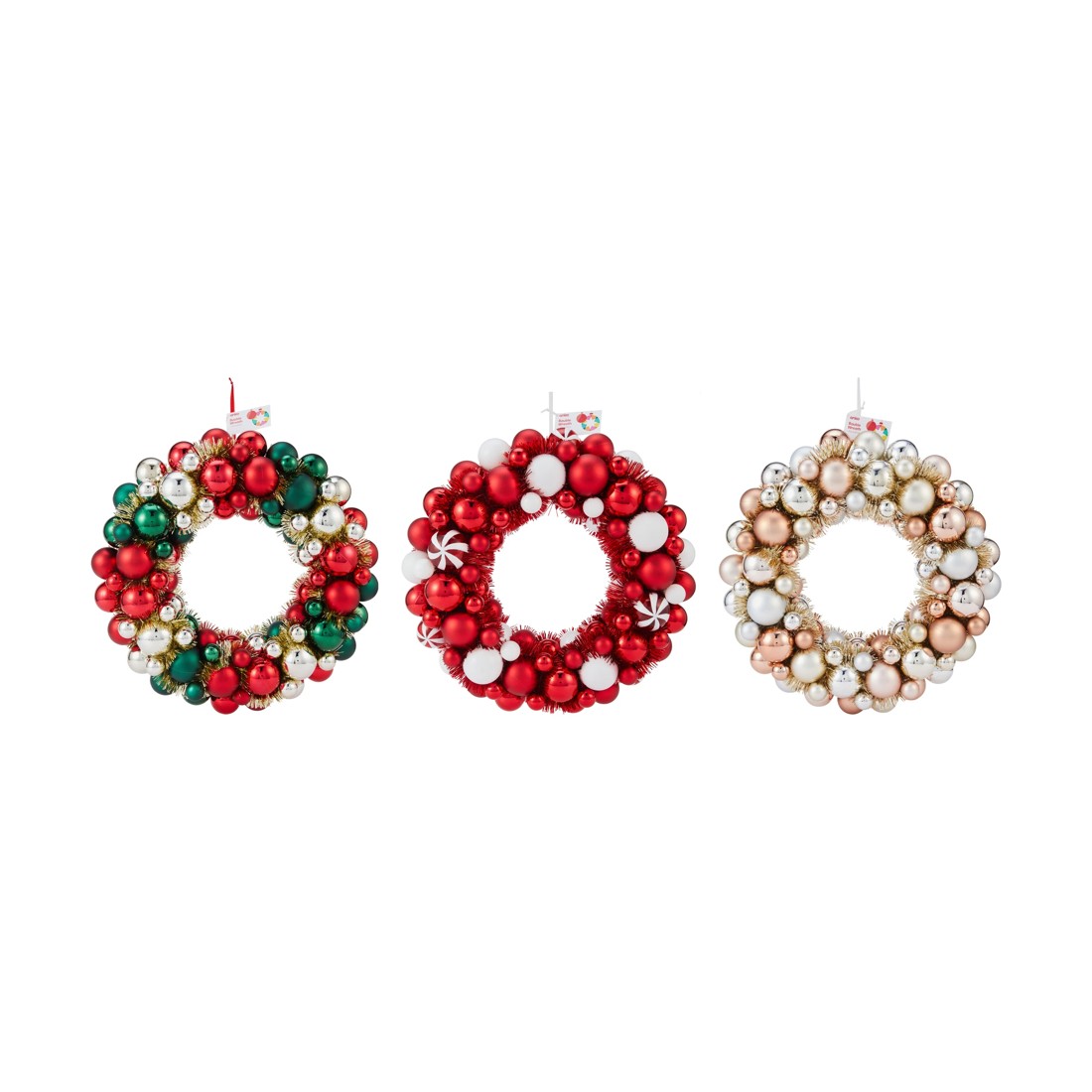 4 Bauble Wreath - Assorted, 4 of 4