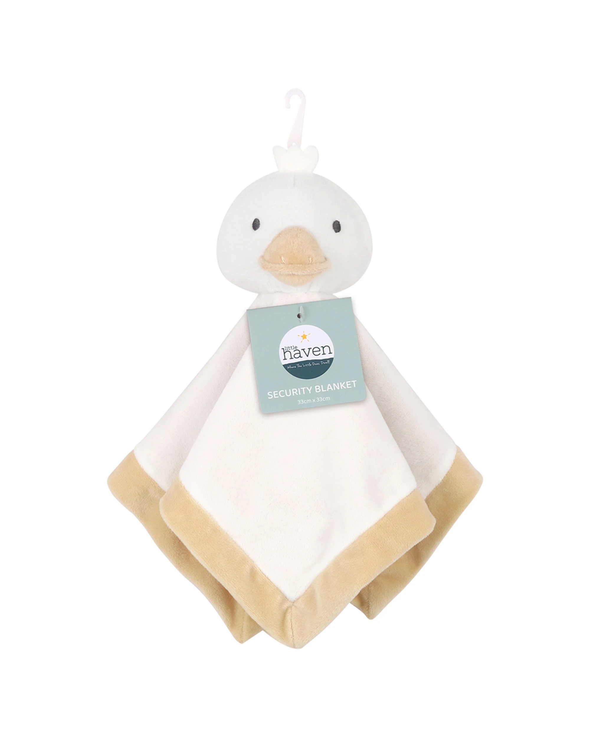 2 Little Haven Security Goose Soft Baby Wrap Blanket 0M Plus Self Soothing Comfort - White, 2 of 2