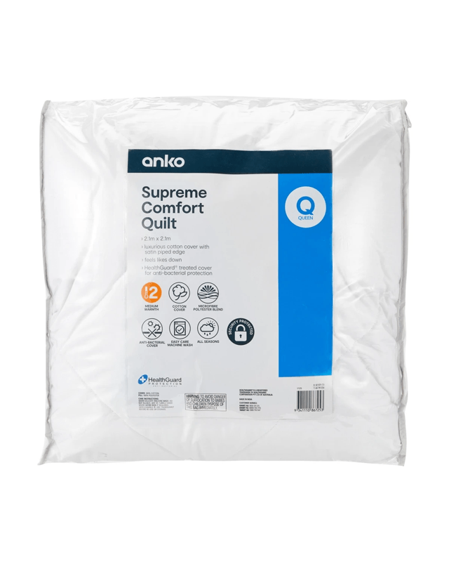 Medium Warmth Supreme Comfort Quilt - Queen