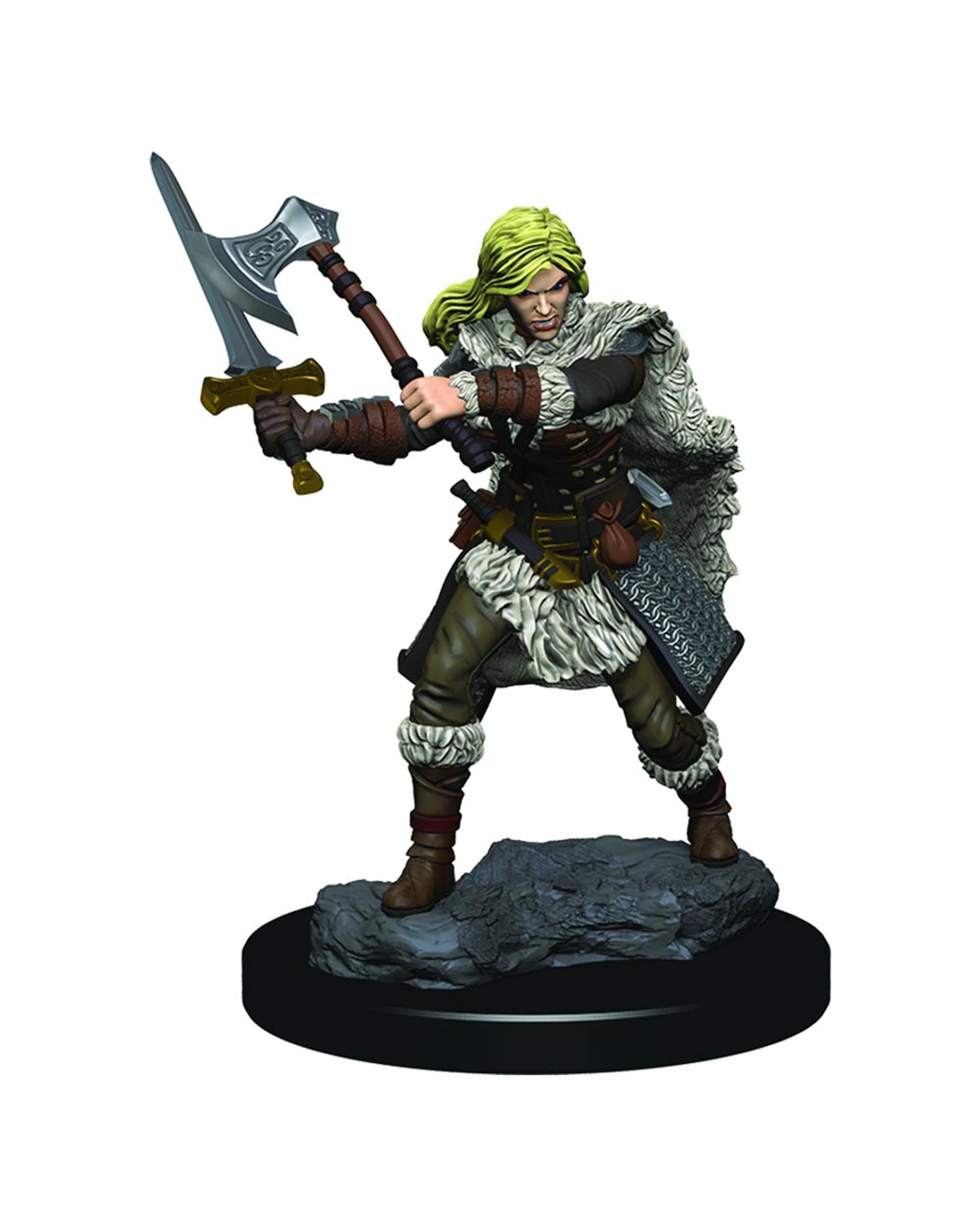 1 Dungeons and Dragons Premium Female Human Barbarian Pre-Painted Figure, 1 of 1