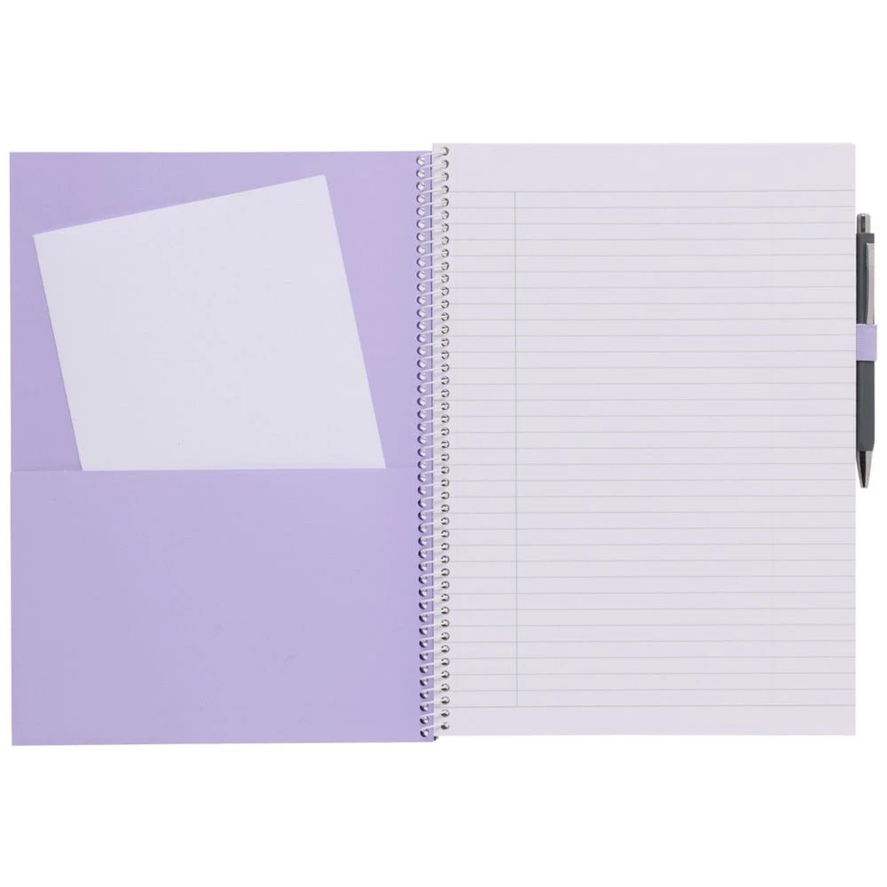 3 Otto A4 Recycled Notebook 120 Page Purple, 3 of 5