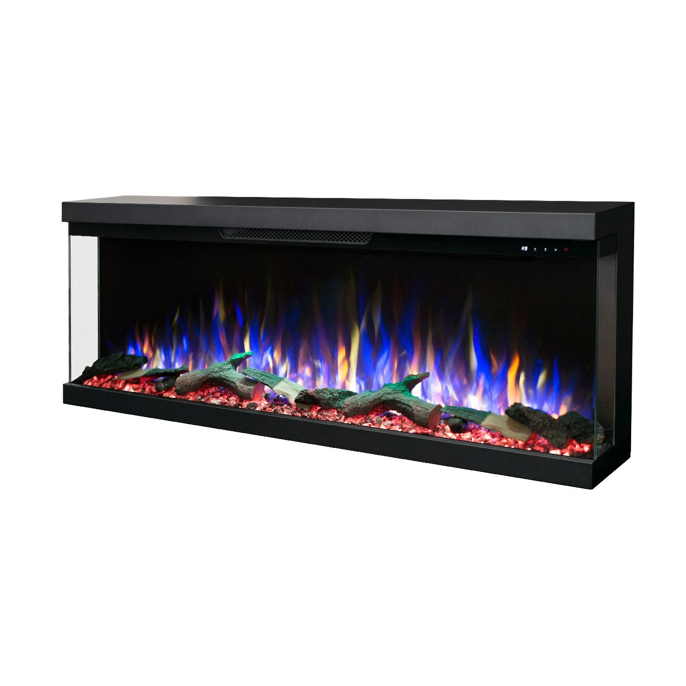 4 Moda Living Aspen 50 inch 3-Sided Electric Fireplace - Black, 4 of 7