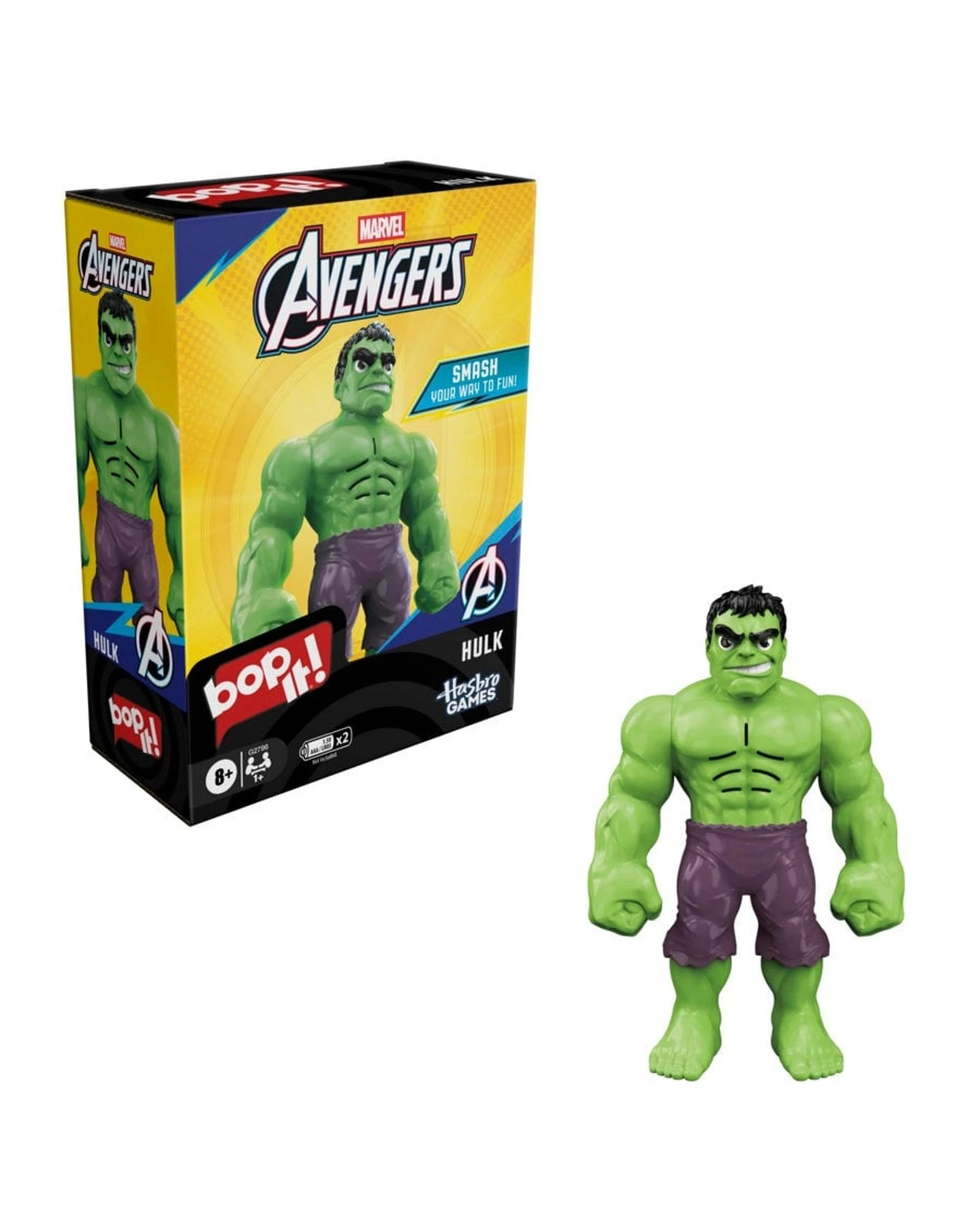 1 Bop It! Marvel Avengers Hulk Edition, 1 of 10