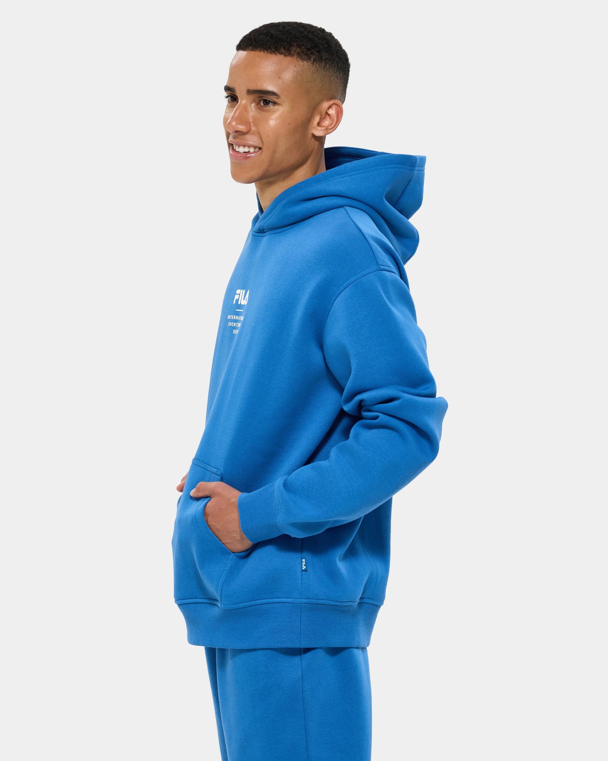 3 Fila Heavyweight Graphic Hoodie BLUE, 3 of 8