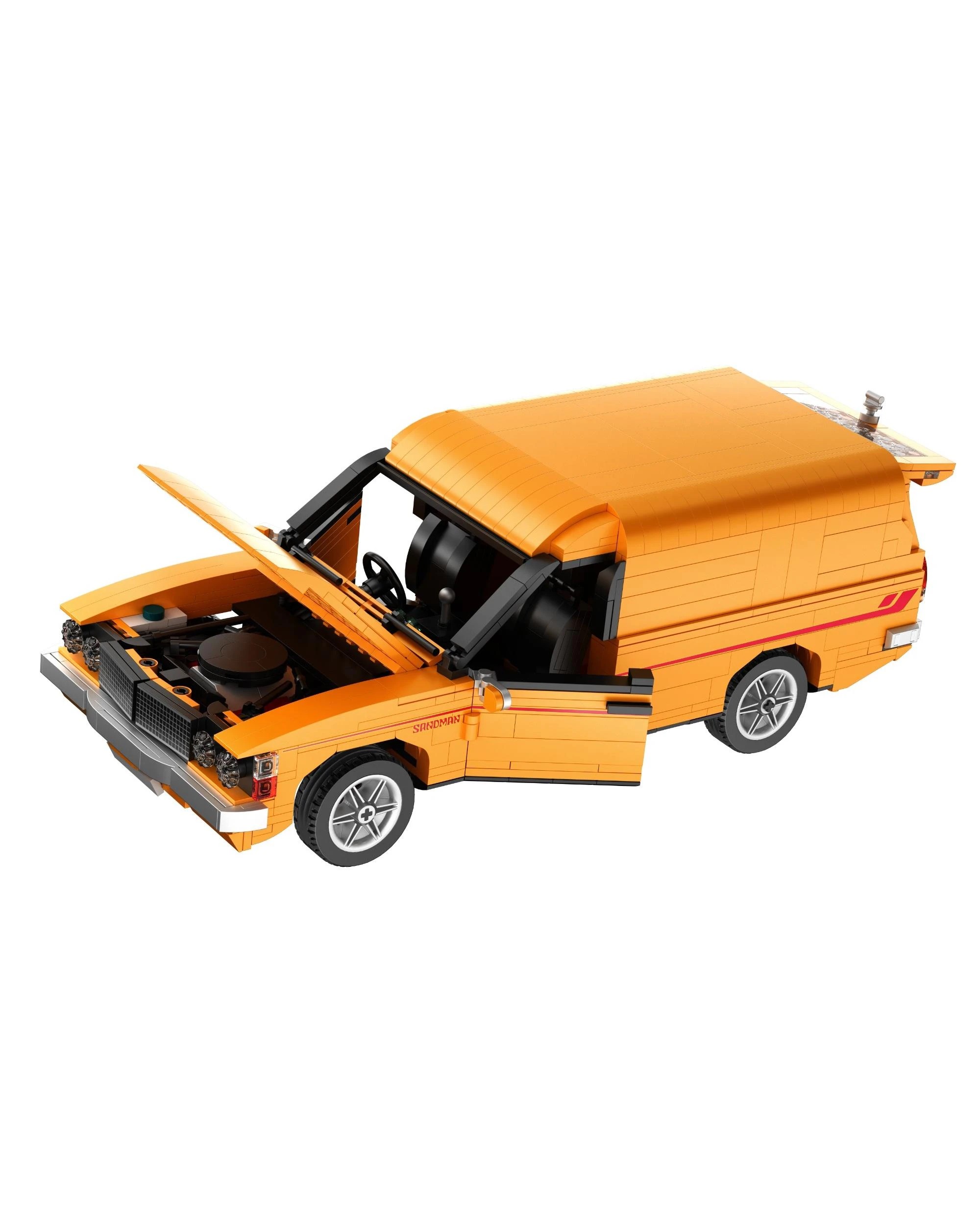 4 iM.Master Mechanical Master Limited Edition Holden HZ Sandman Orange 1037 Piece Model Kit - 1974 - Orange, 4 of 7