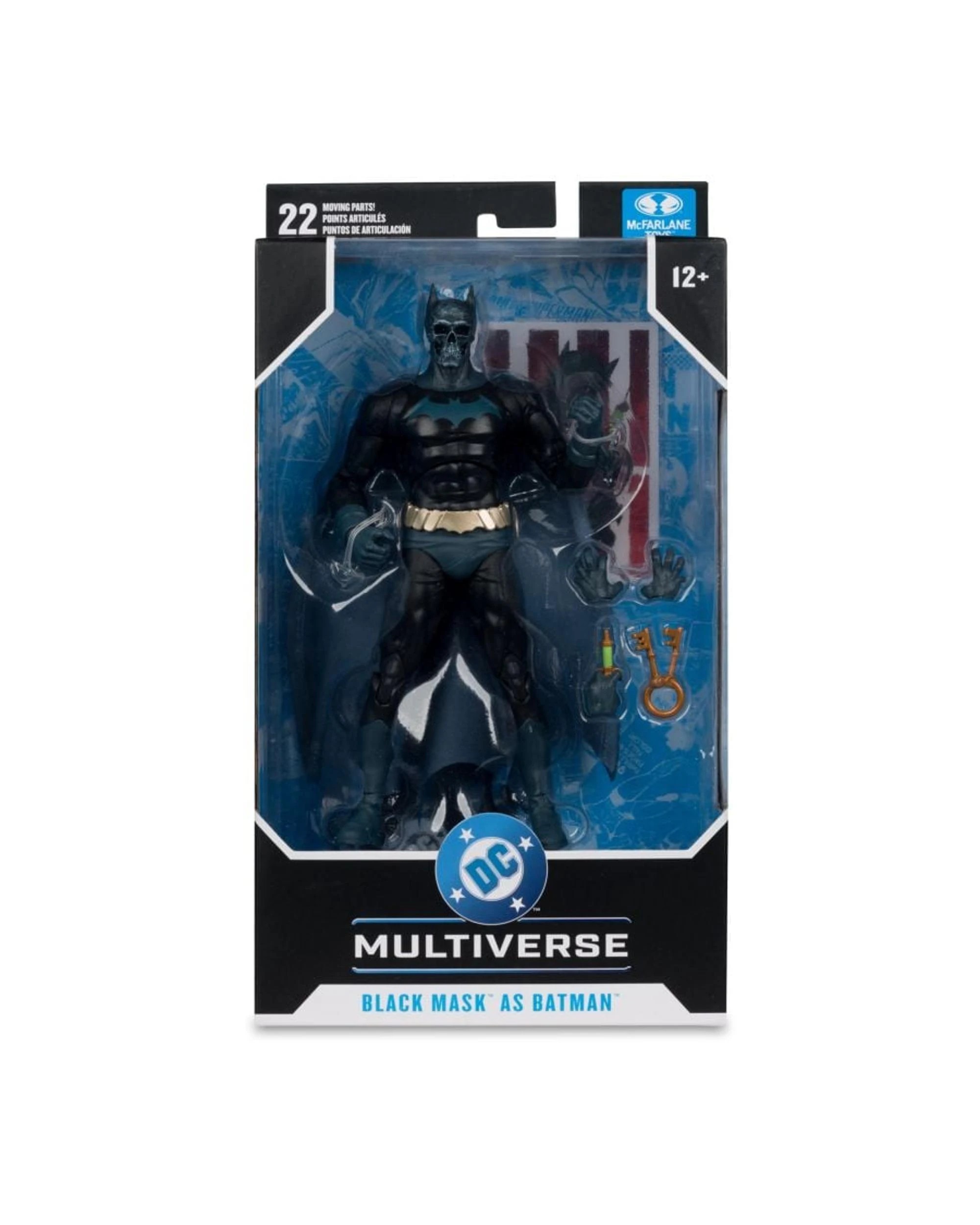 8 DC Multiverse Beneath the Mask Black Mask as Batman 7 Inch Figure, 8 of 9