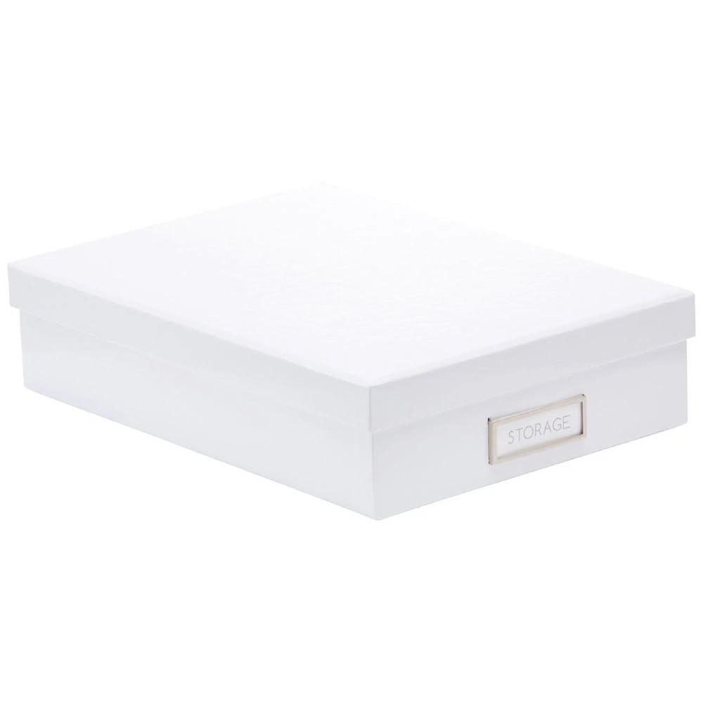 1 Otto A4 Storage Box Gloss White, 1 of 4
