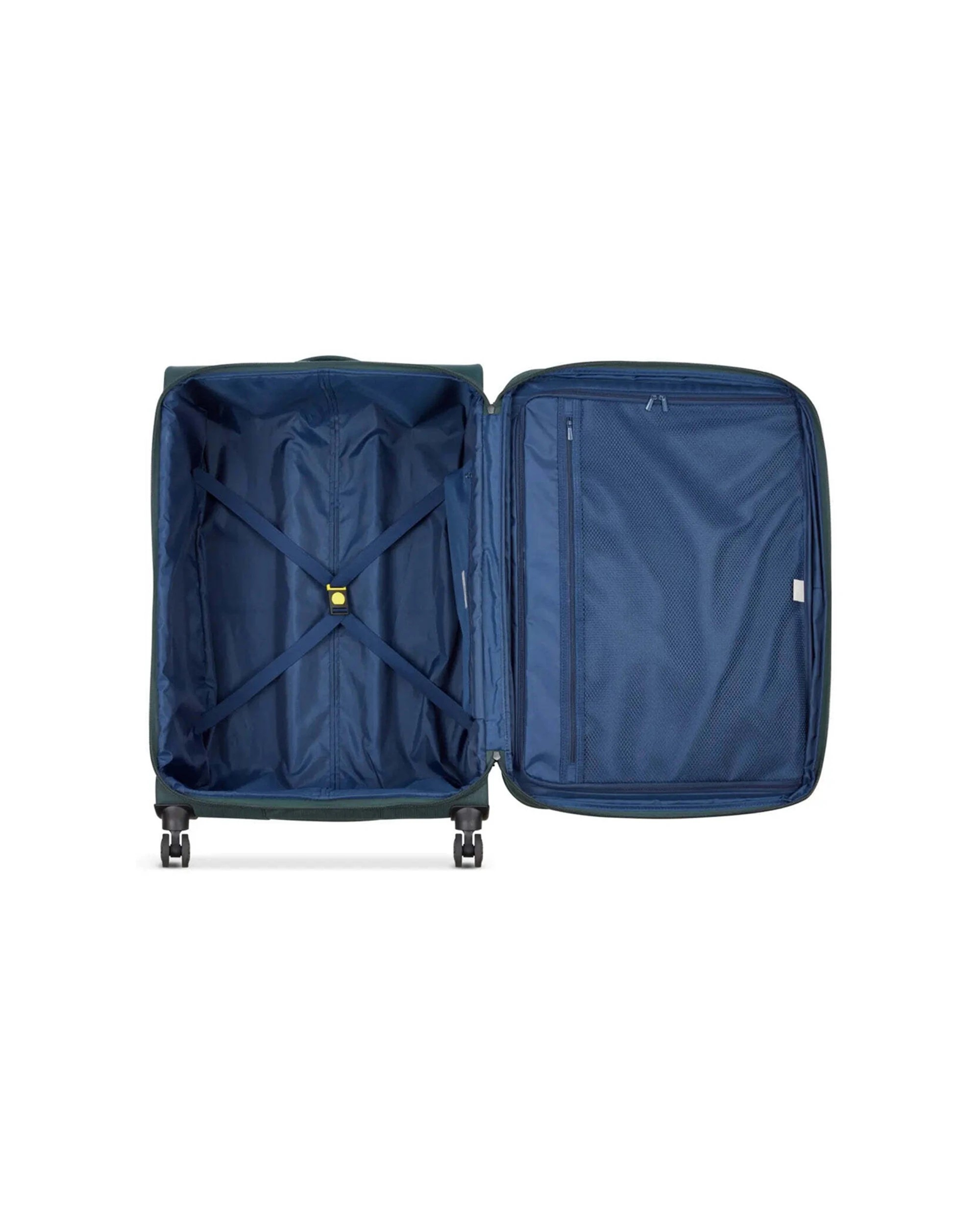 2 Delsey Brochant 3 - 78 cm 4-Wheel Expandable Suitcase TSA Lock Pine - Blue, 2 of 8