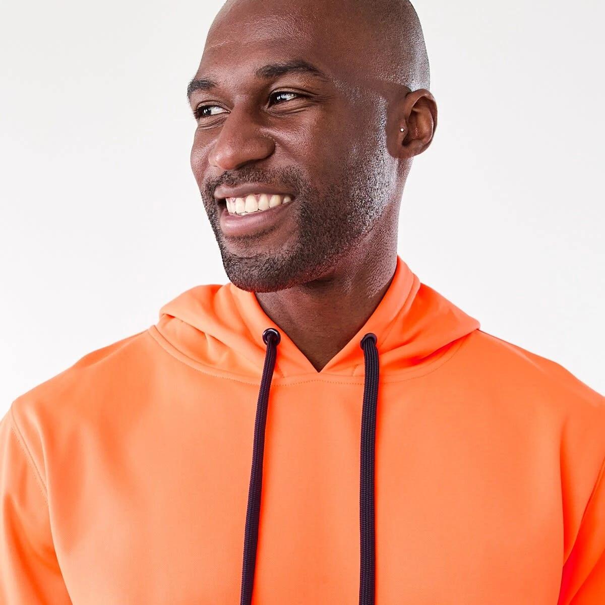 4 Hi-Visibility Pullover Hoodie Orange, 4 of 6