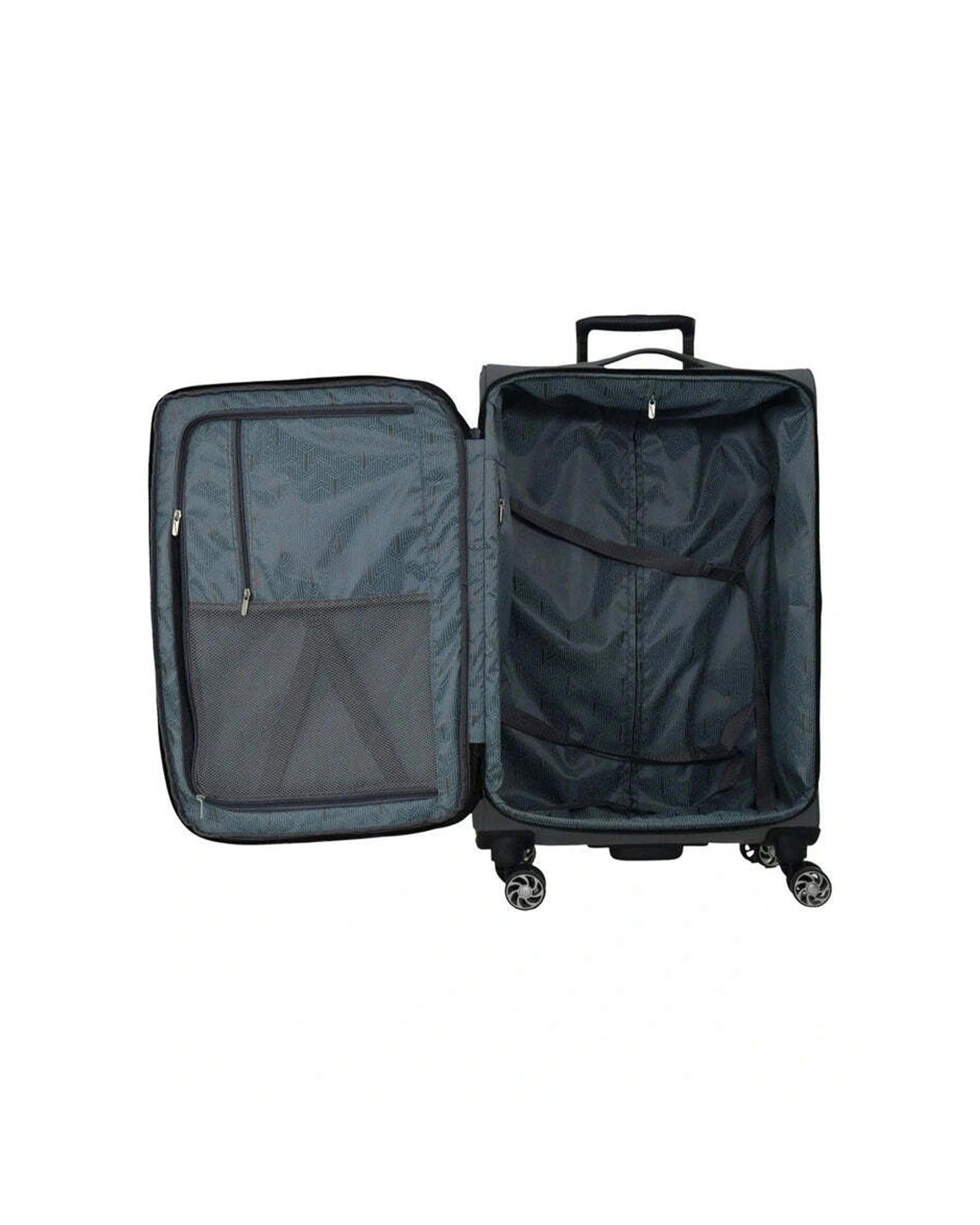 2 Pierre Cardin Soft Water-Repellent Spinner Suitcase Large TSA Lock Expandable - Charcoal, 2 of 5