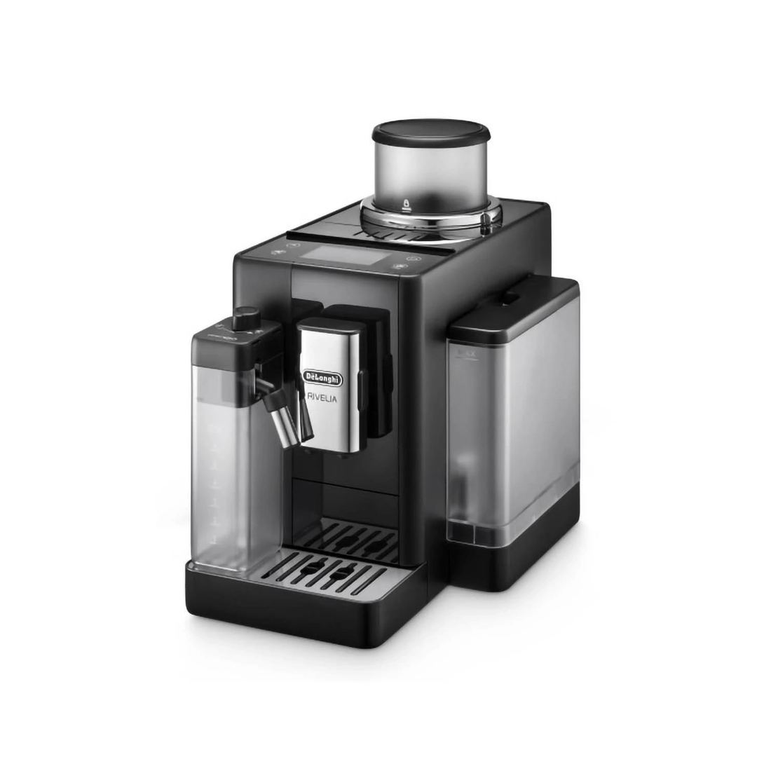 1 DeLonghi Rivelia Fully Automatic Coffee Machine - Black, 1 of 5