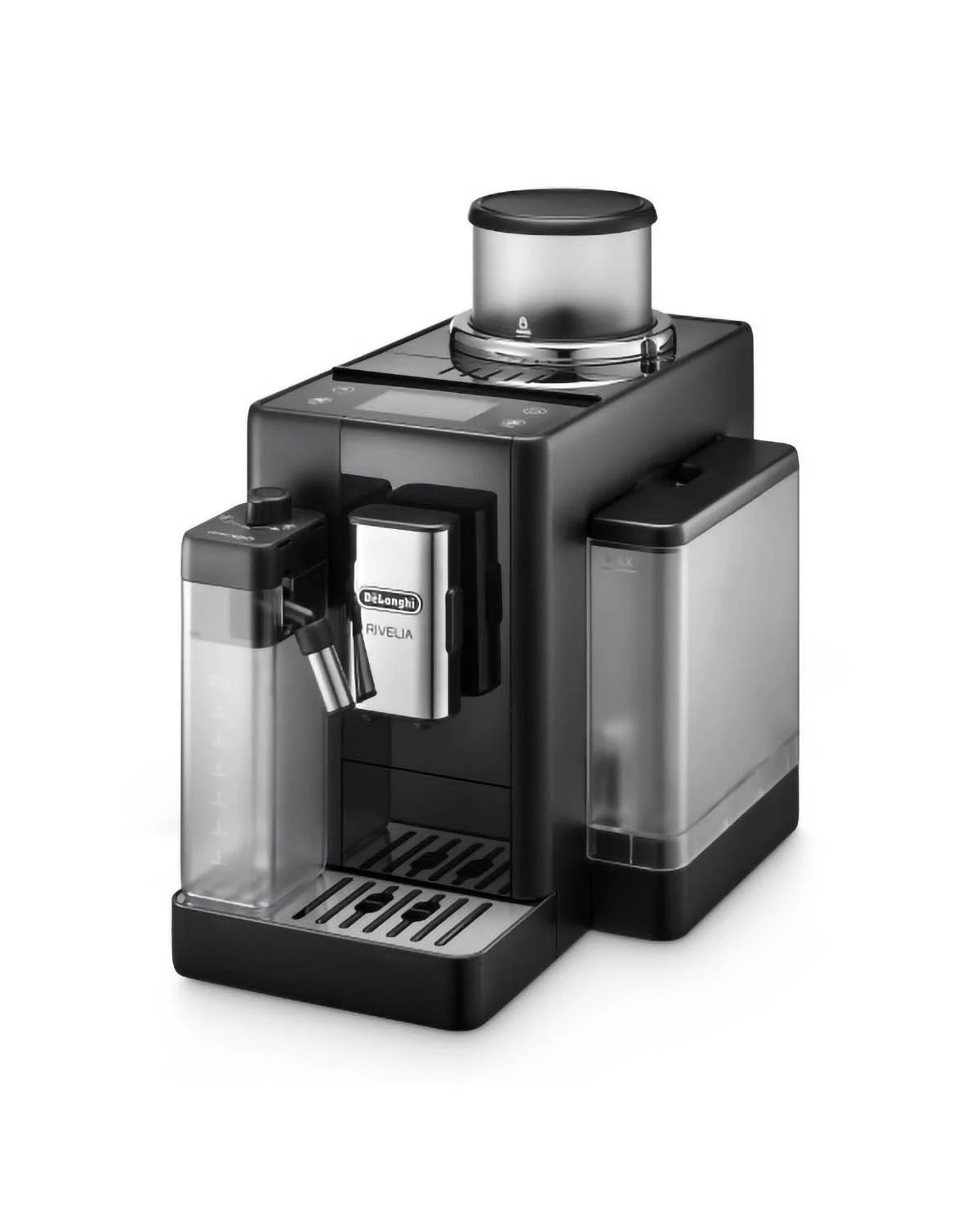 1 DeLonghi Rivelia Fully Automatic Coffee Machine - Black, 1 of 5