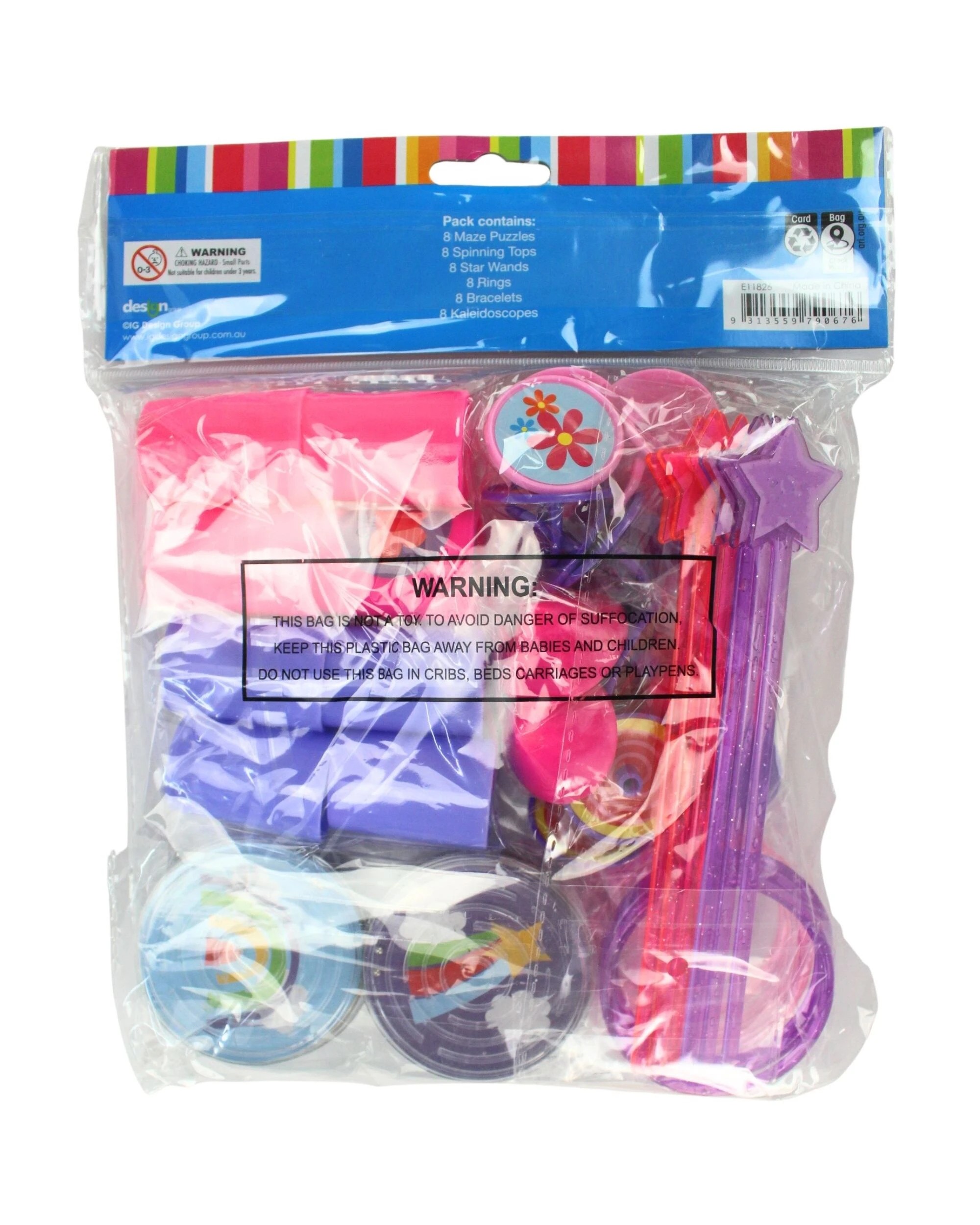 3 Artwrap Stars and Flowers Mega Value Favour Pack 48 Pieces - Multi, 3 of 3