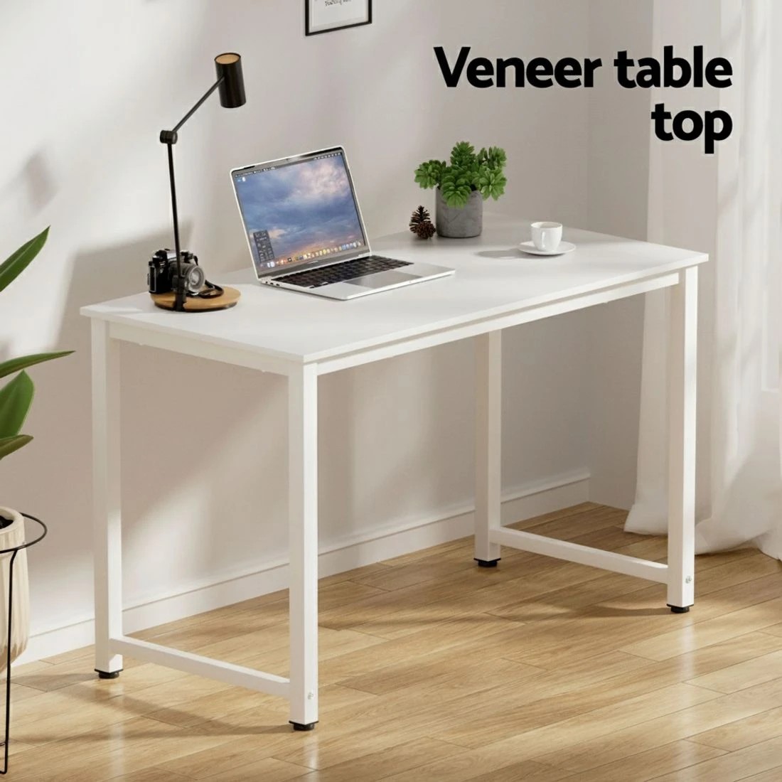3 Artiss Computer Desk Home Office Study Table  120CM - White, 3 of 5