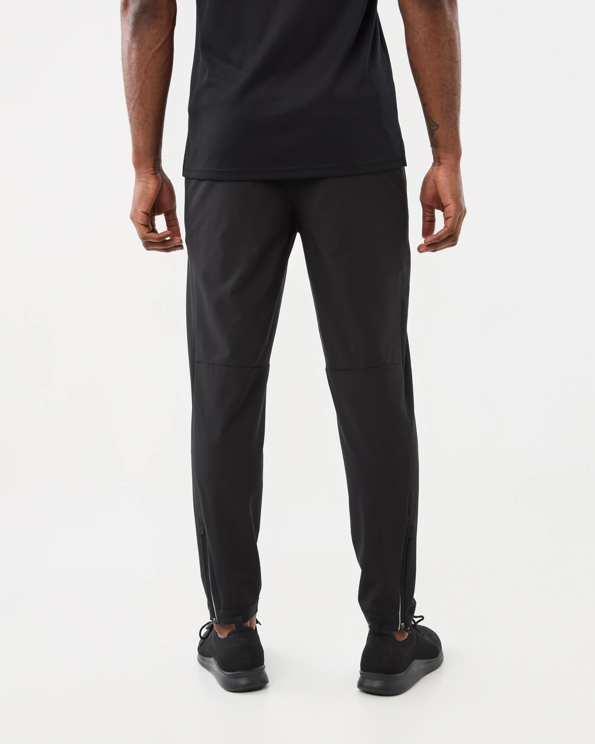 3 Active Mens Stretch Woven Joggers Black, 3 of 7