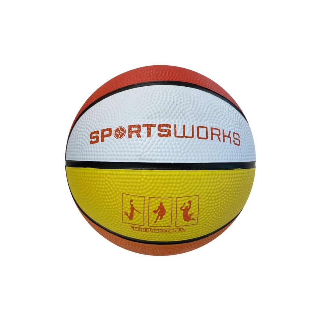 4 Sports Works Mini Basketball - Size 1, Assorted, 4 of 4