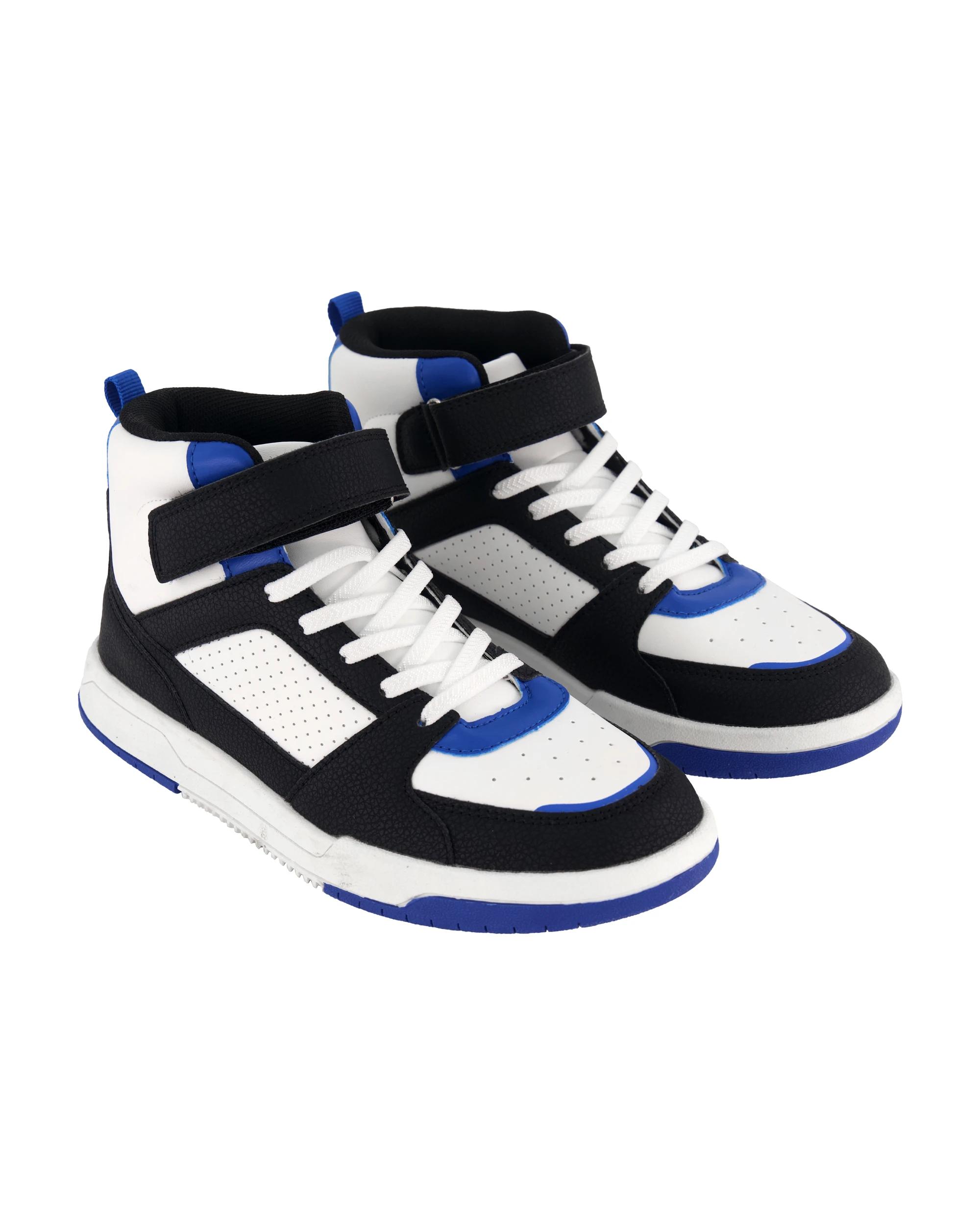 4 Senior High Top Sneakers Black, 4 of 5