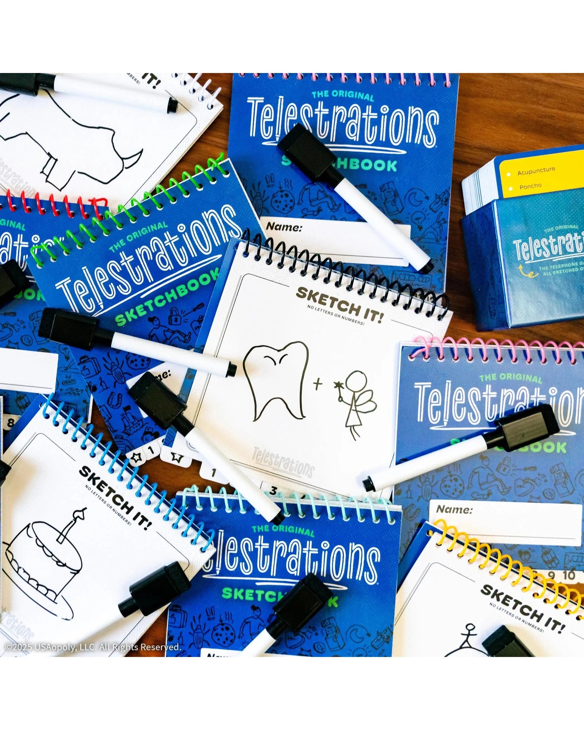 5 Telestrations 12 Player Party Pack - 2nd Edition -  Board Game, 5 of 10