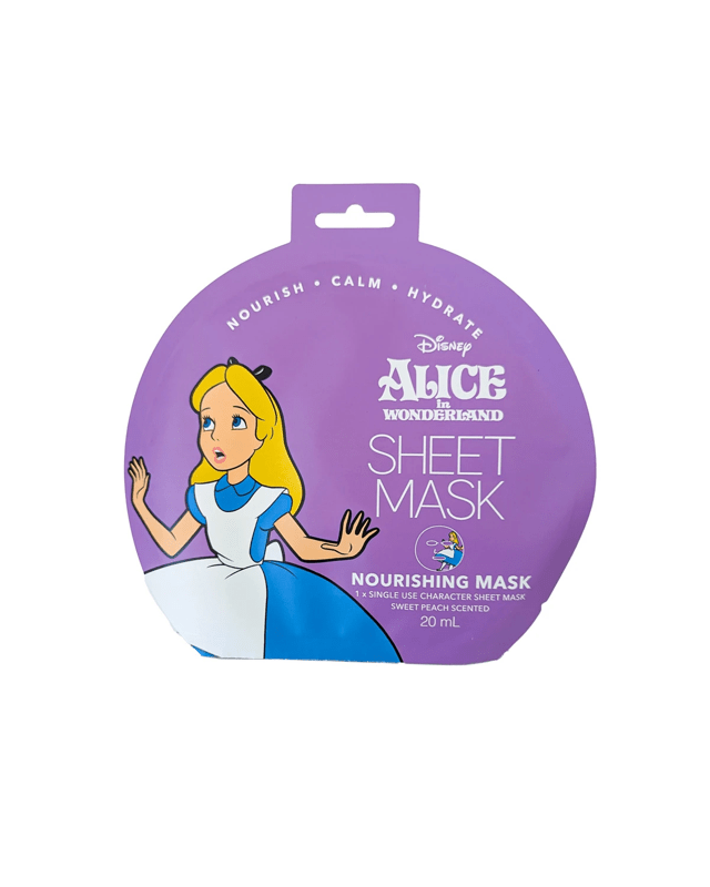 Disney Alice in Wonderland Nourishing Sheet Mask 20ml - Sweet Peach Sce