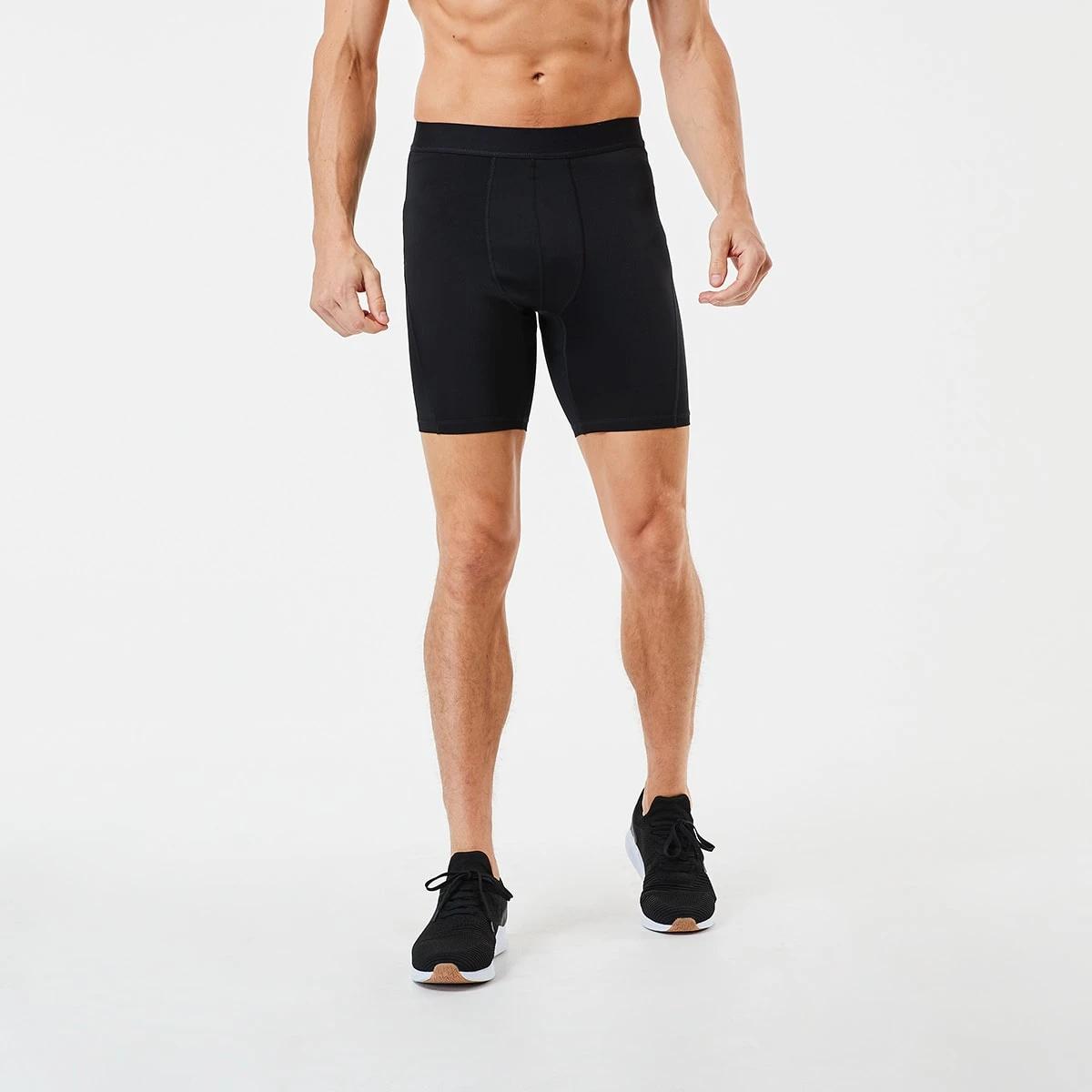 1 Active Mens Training Shorts BLACK, 1 of 6