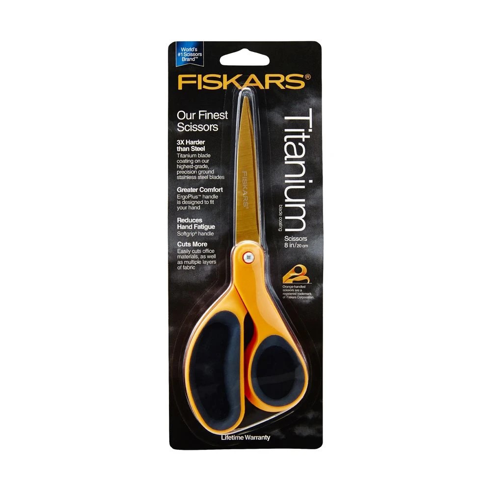 5 Fiskars Titanium Scissors 8"/20cm, 5 of 6