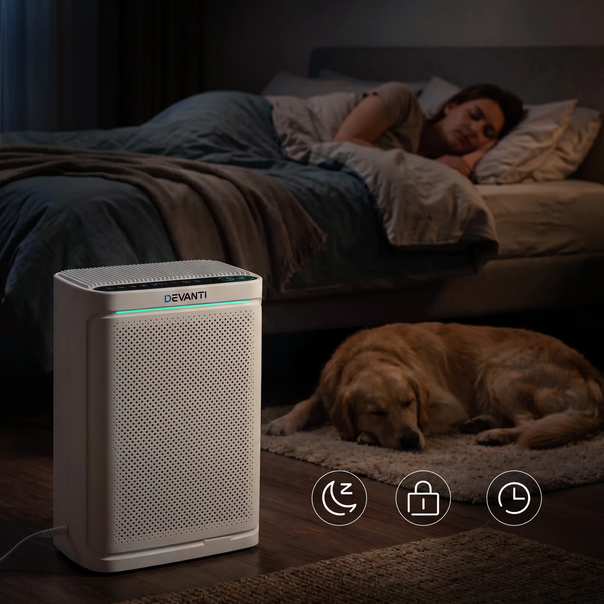 6 Devanti Air Purifier With Spare Filter - Multi, 6 of 9