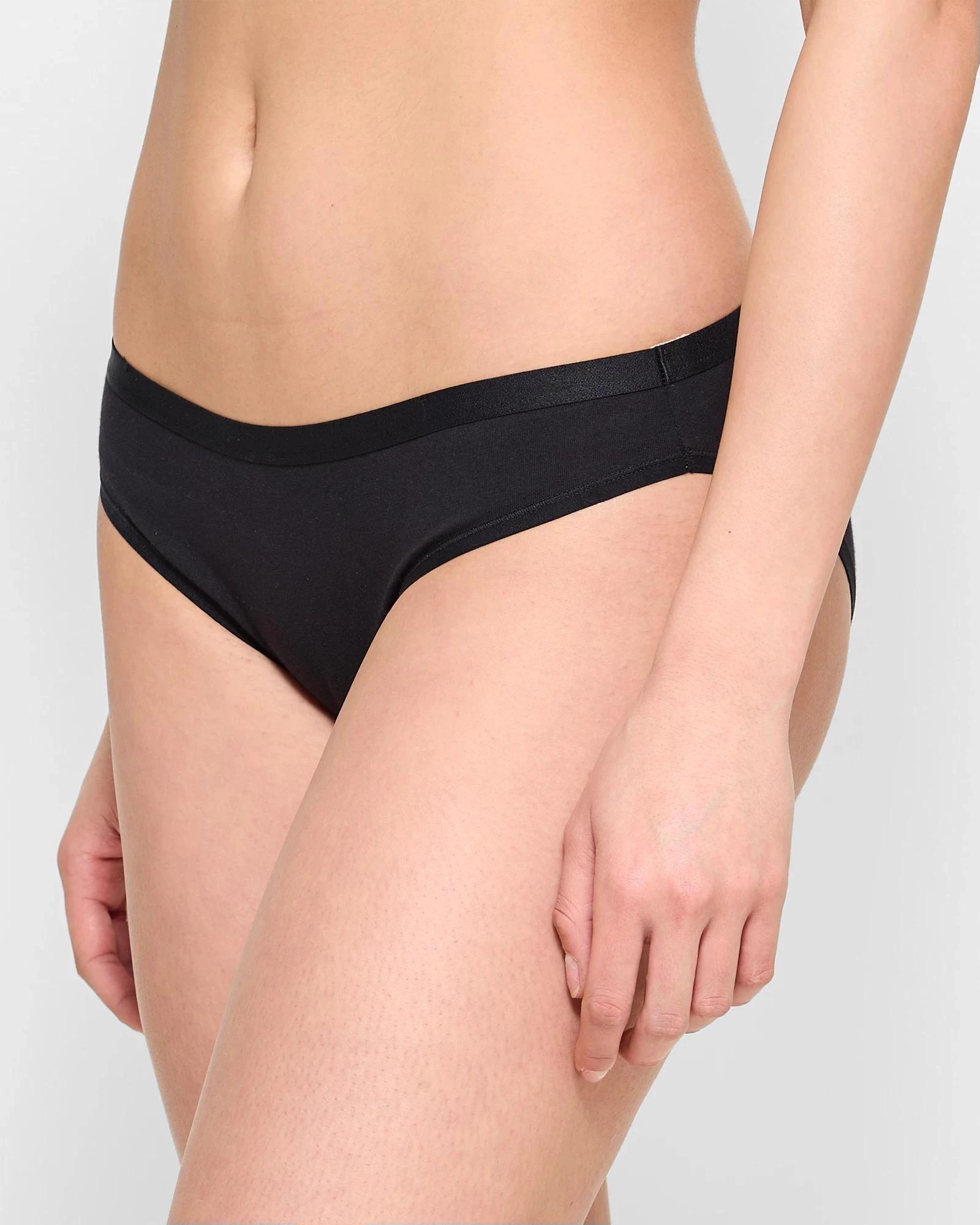 3 2 Pack Cotton Rich Bikini Briefs - Lily Loves BLACK, 3 of 4