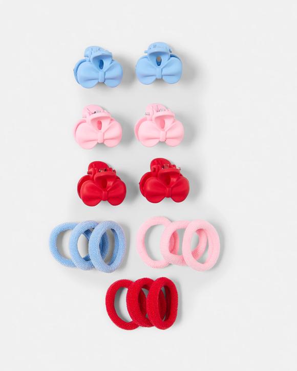 Cherry Hair Set - Blue, Pink and Red