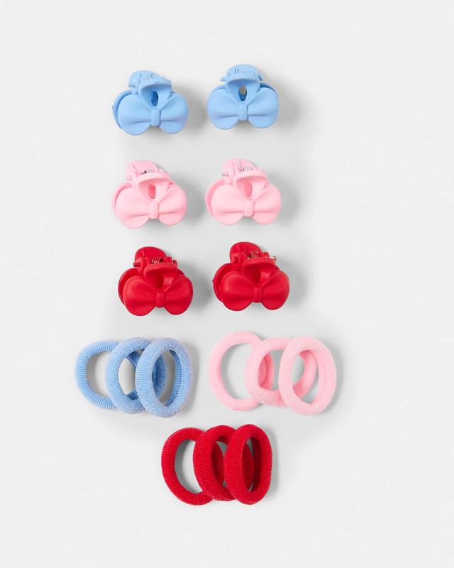 Cherry Hair Set - Blue, Pink and
