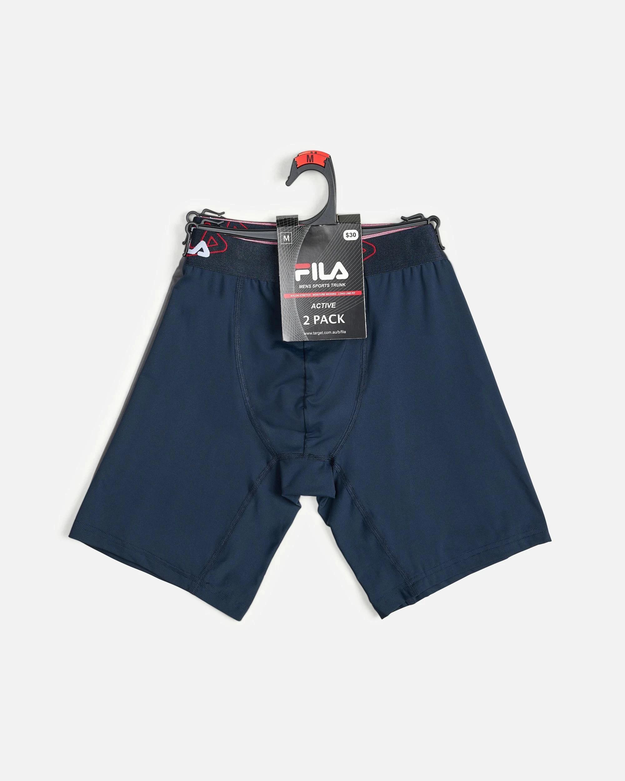 4 2 Pack Lucca Sports Trunks - Fila MULTI, 4 of 4