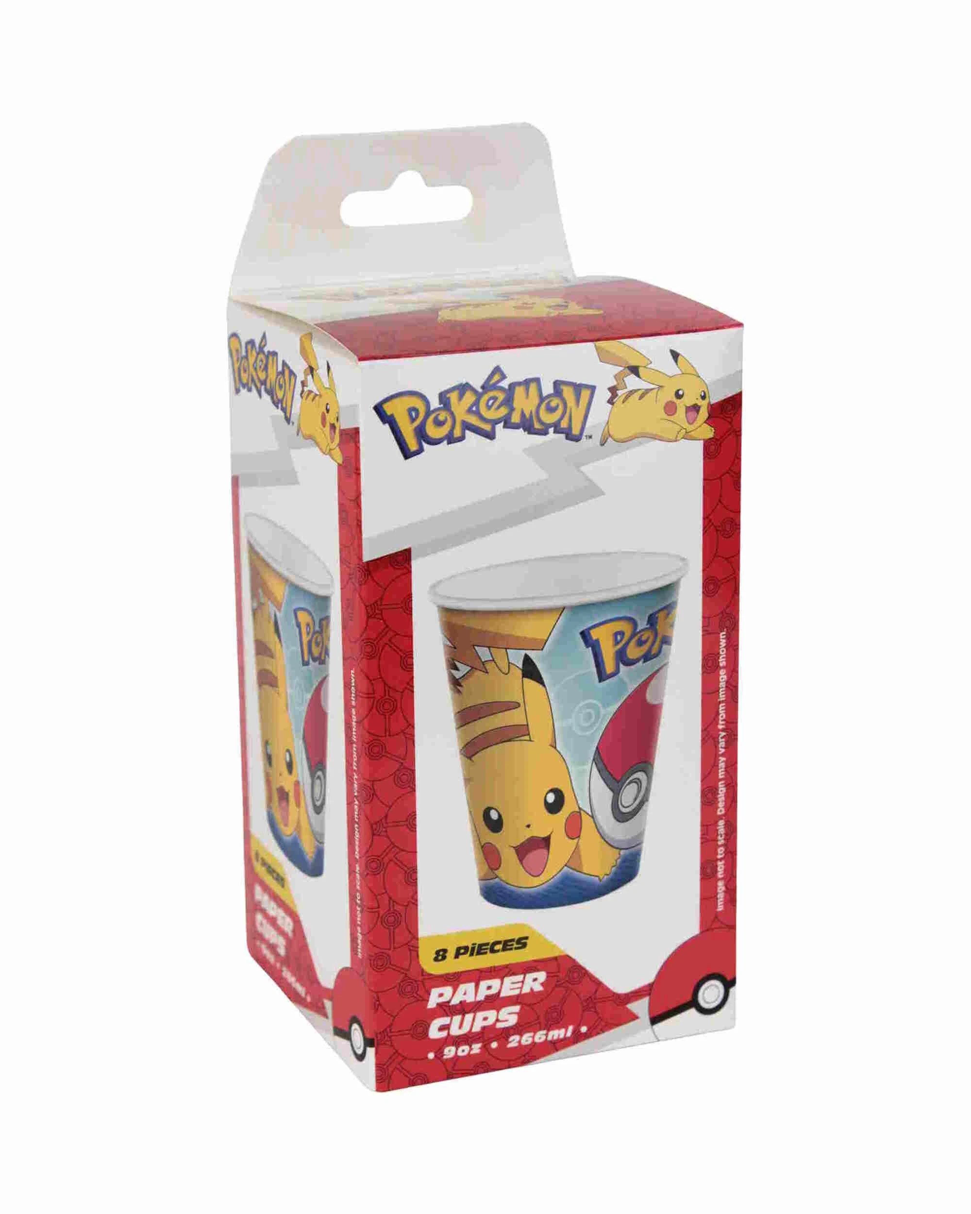 2 Pokemon Pokemon Core Paper Cups Pack of 8, 2 of 3