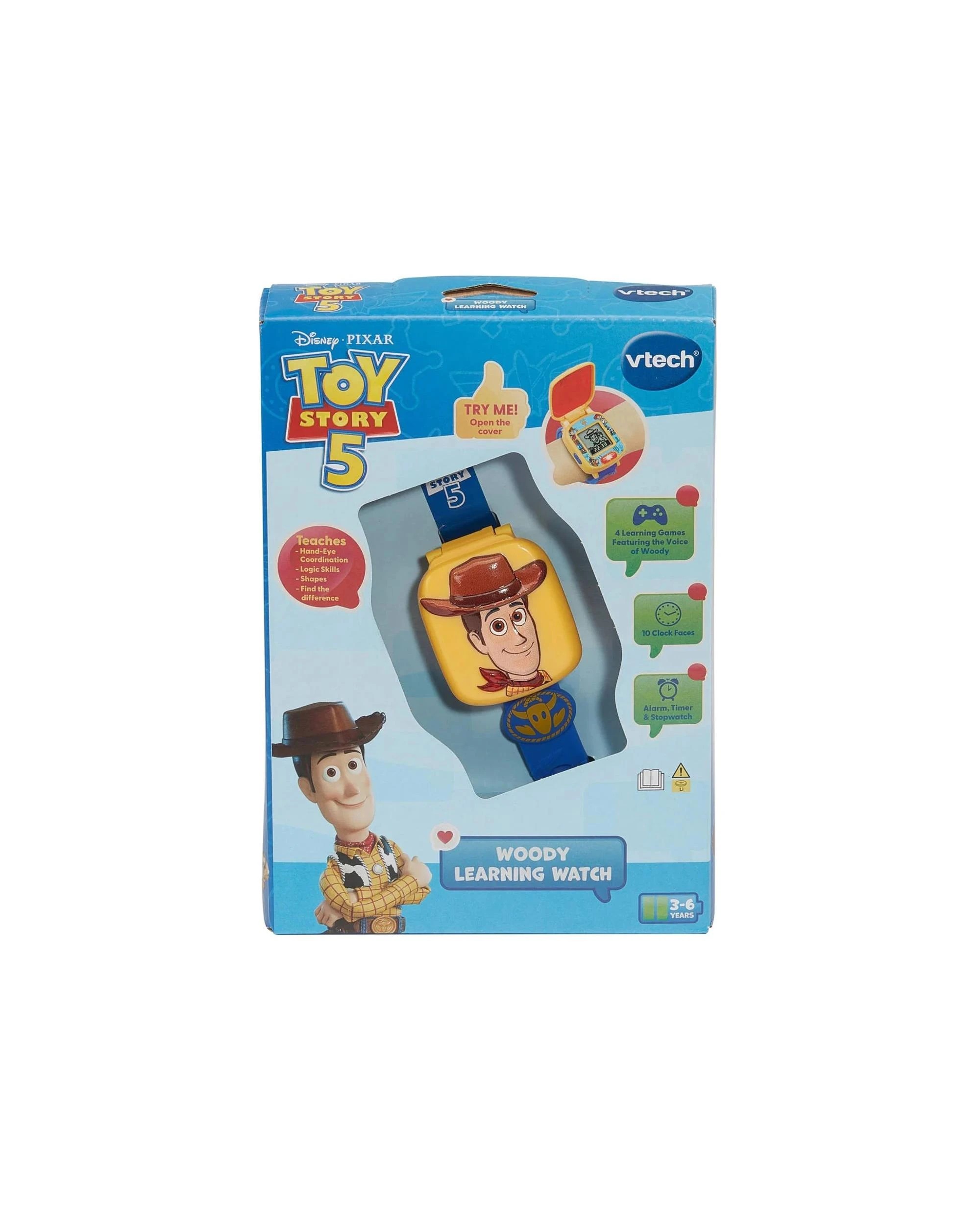 1 Vtech Disney Pixar Toy Story 5 Woody Learning Watch, 1 of 3