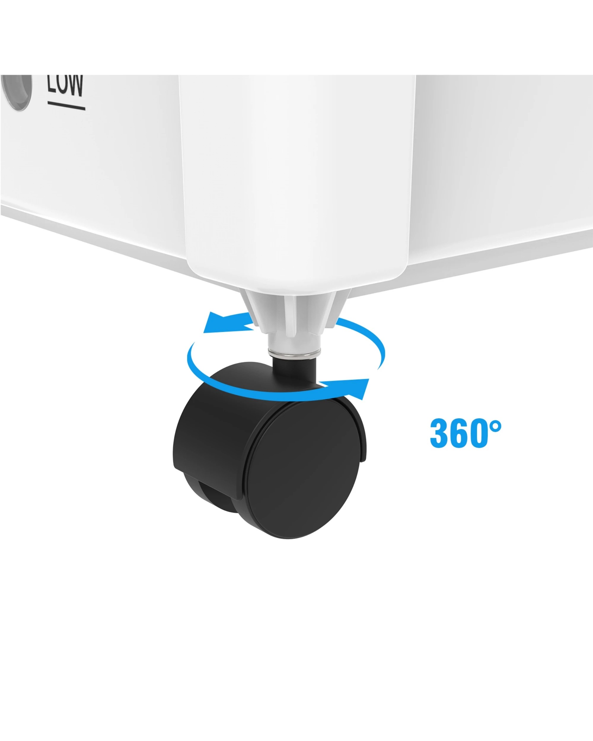 6 Advwin Evaporative Air Cooler, Portable Air Conditioner Fan with 8L Tank, 3 Speed, 4 Ice Box for Room Home, 6 of 7