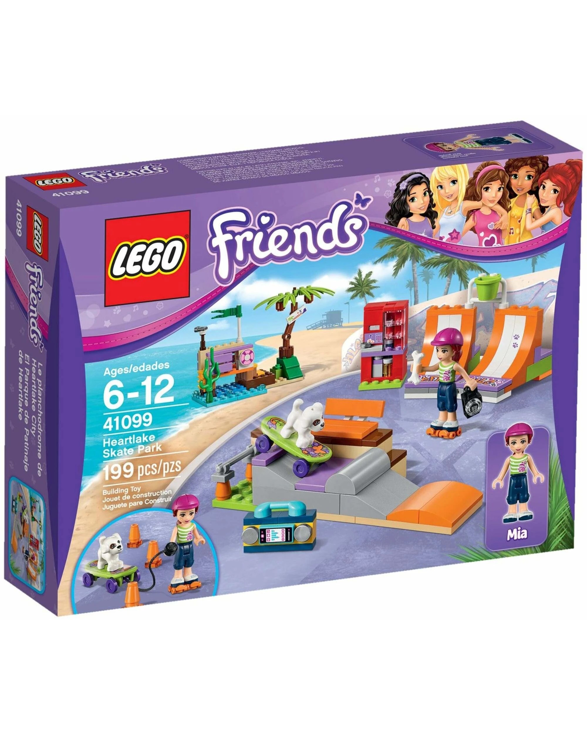 1 LEGO 41099 Heartlake Skate Park - Mia's Skating Fun, 1 of 5