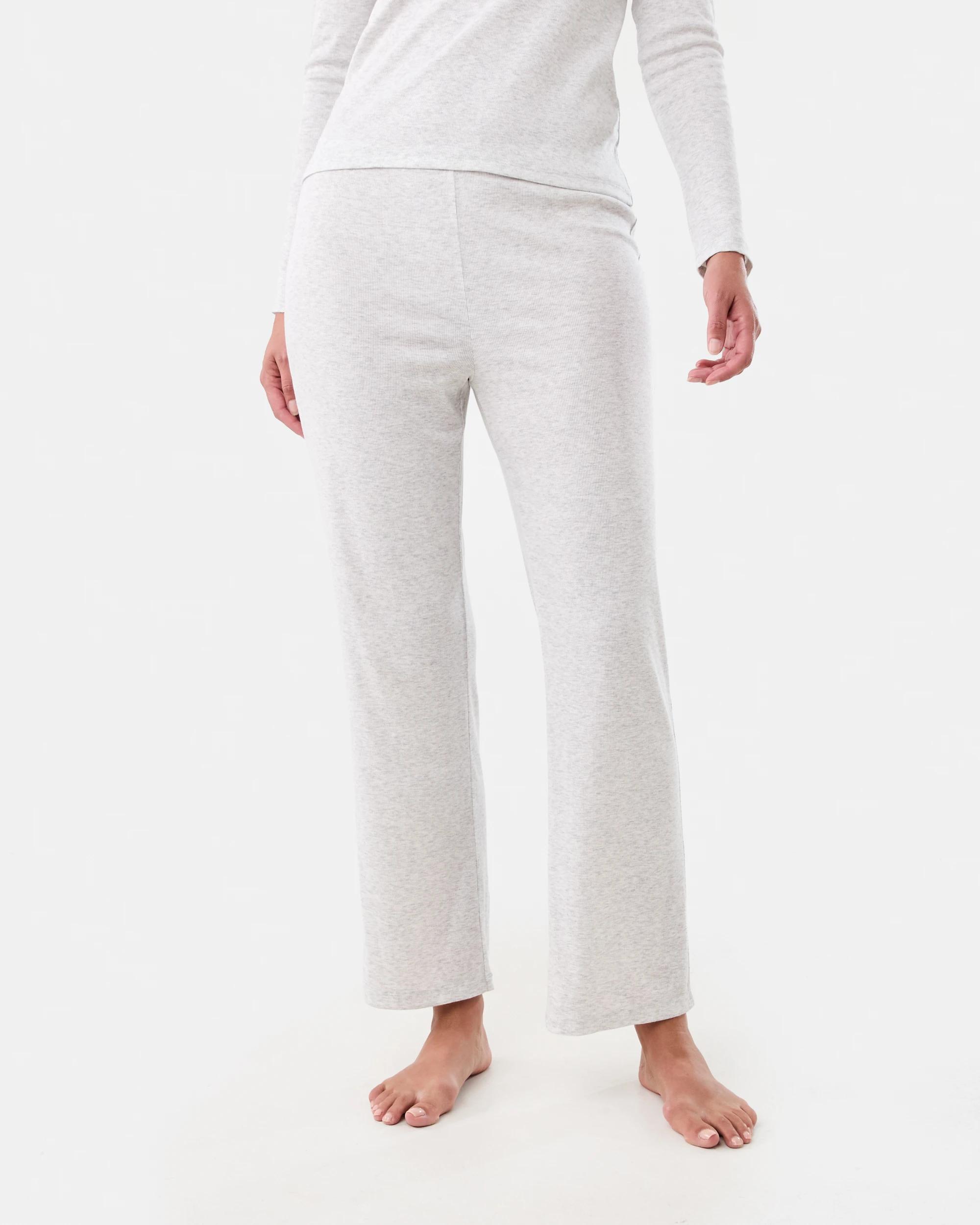 1 Comfort Rib Pants Wht Marle, 1 of 5