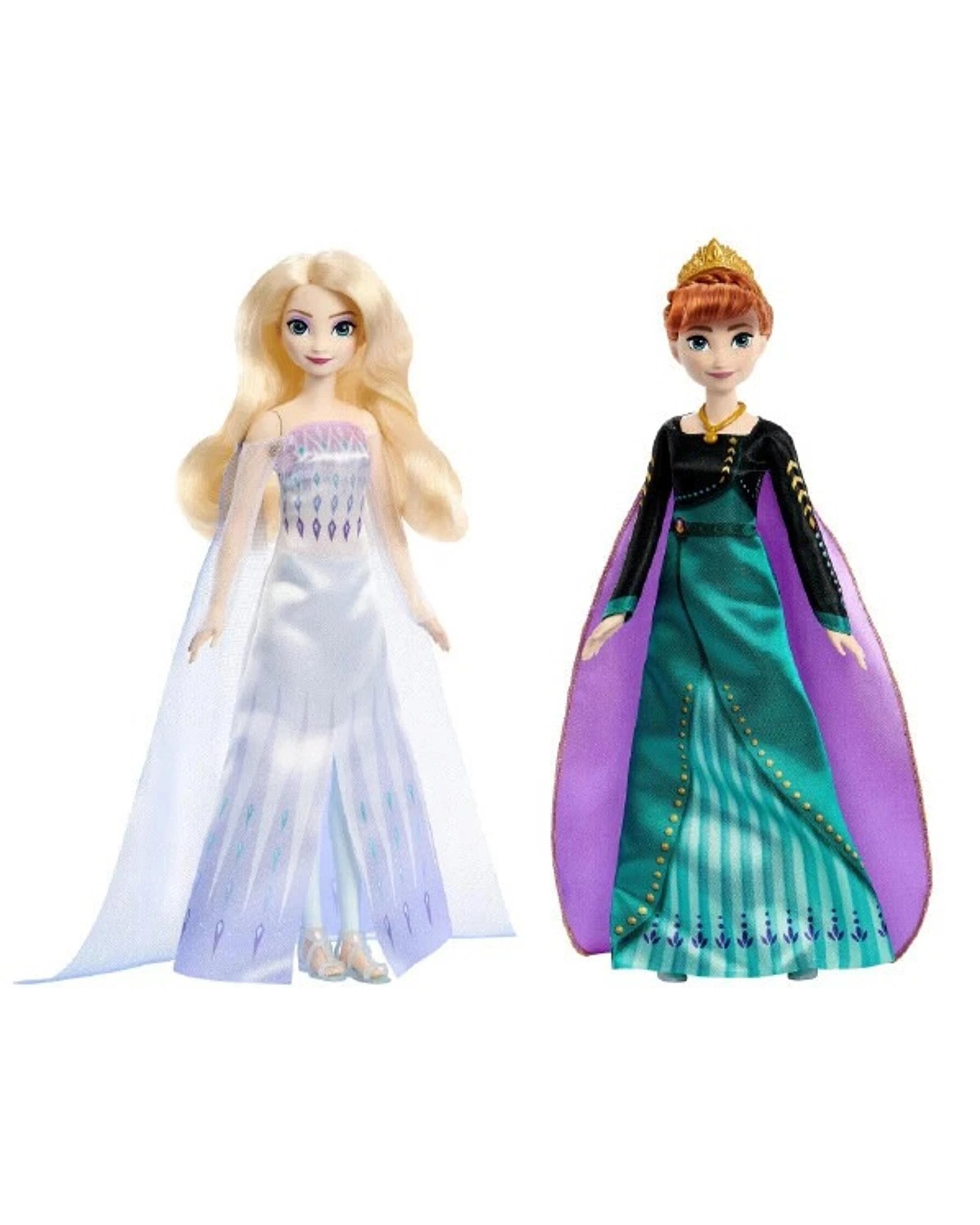 2 Disney Frozen 2 Queen Anna and Elsa the Snow Queen Fashion Doll Set, 2 of 7