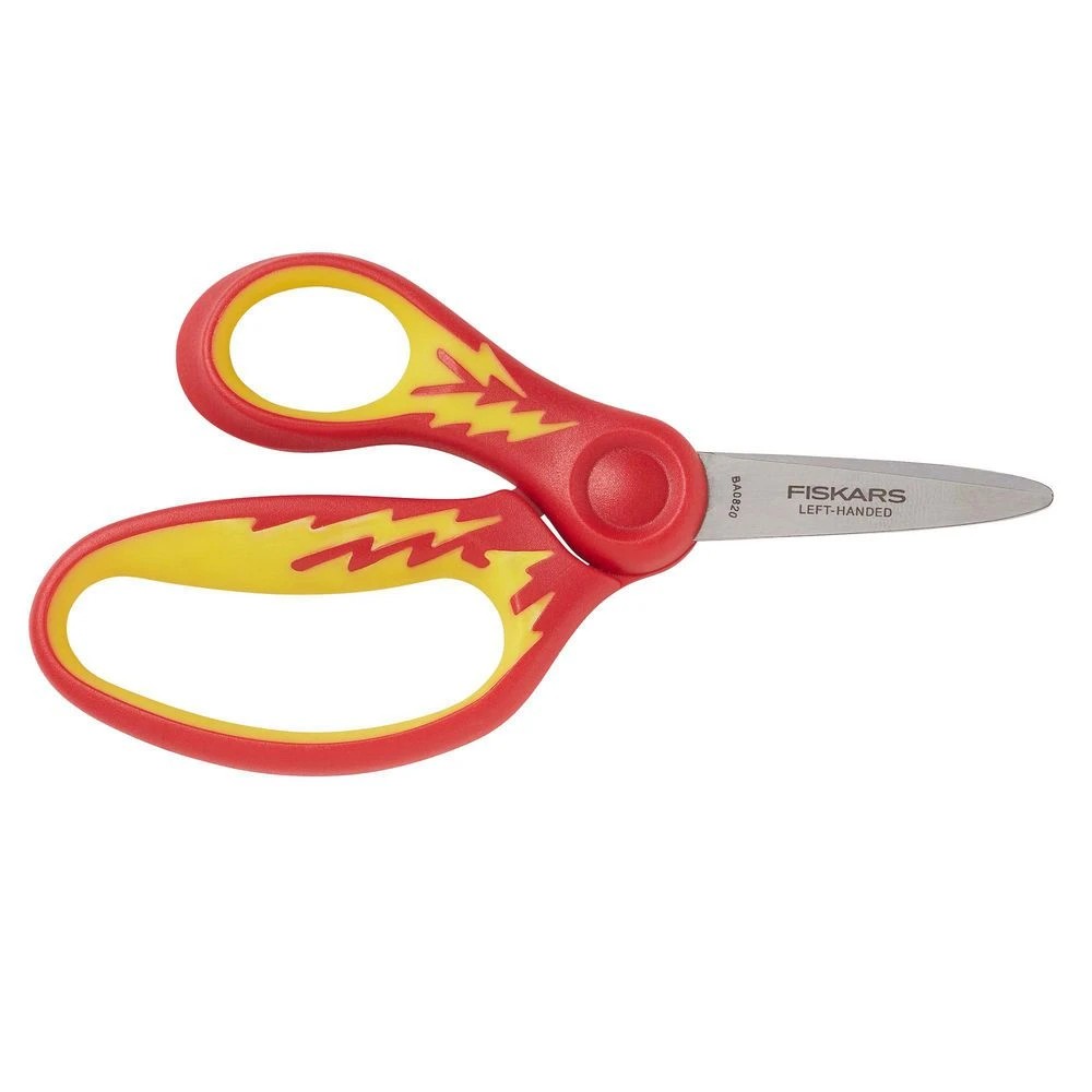 4 Fiskars Softgrip Left Hand Pointed Scissors 5"/12cm Assorted, 4 of 8