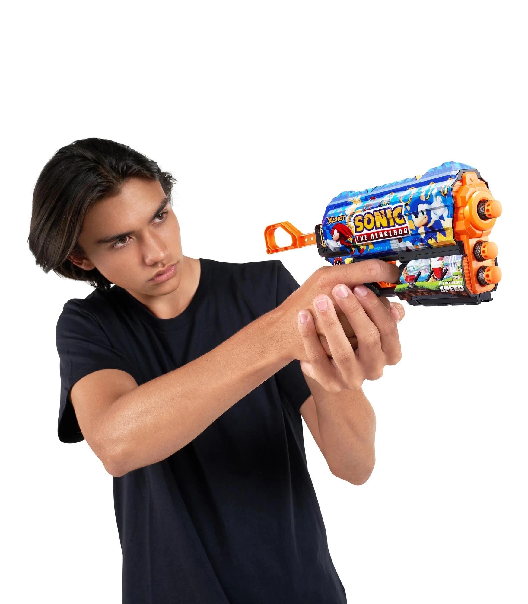 7 XSHOT Skins Flux Blaster - Mega Sonic Skin (8 Darts) by ZURU - Assorted* - Multi, 7 of 8