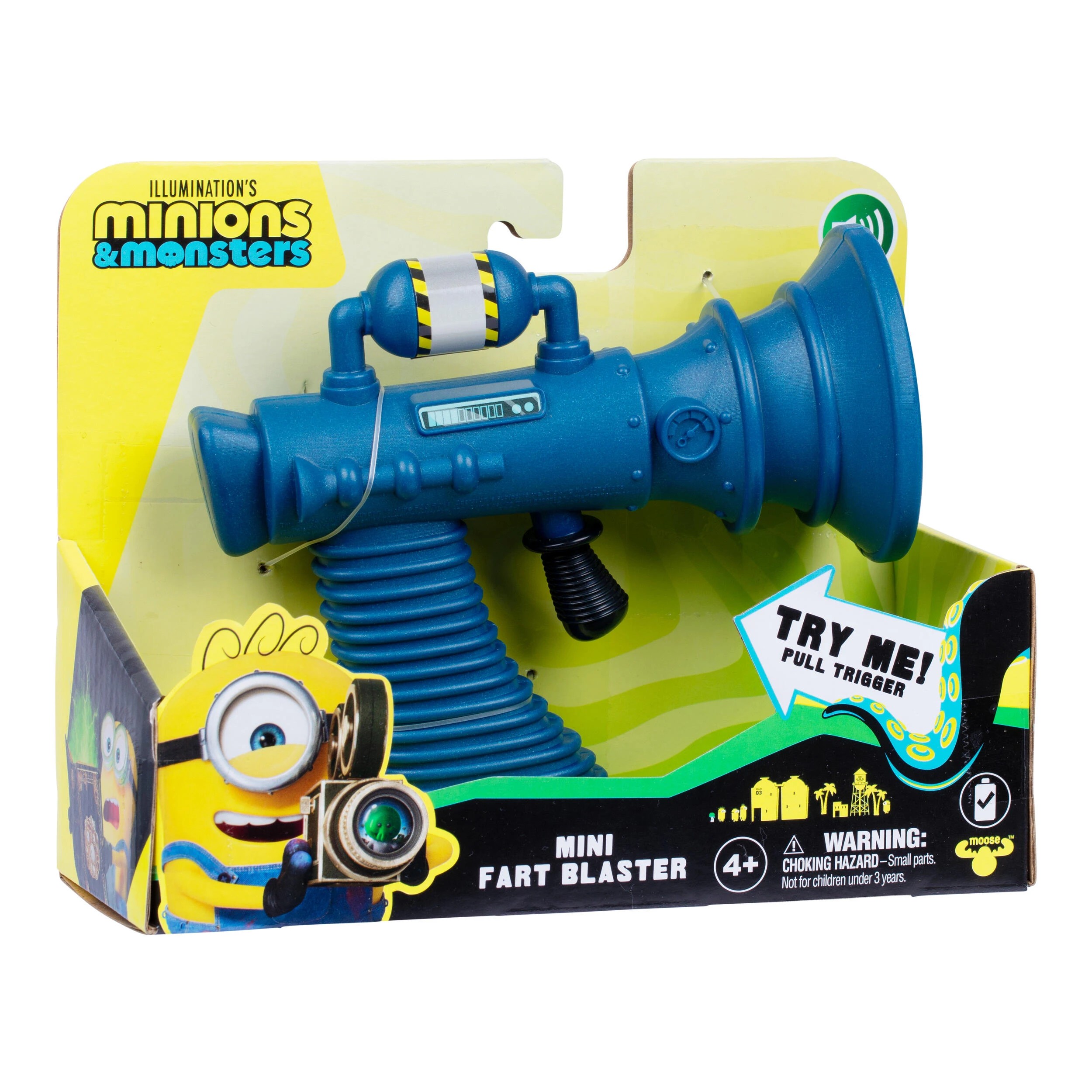 3 Illumination's Minions & Monsters Mini Fart Blaster, 3 of 7